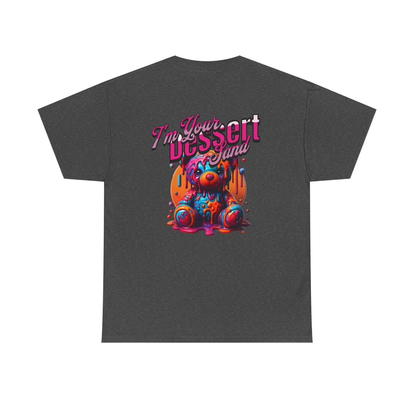 Whimsical Unisex Tee with Dessert Design, Fun Graphic Shirt for Parties, Casual Wear, Gift for Food Lovers, Cute Apparel