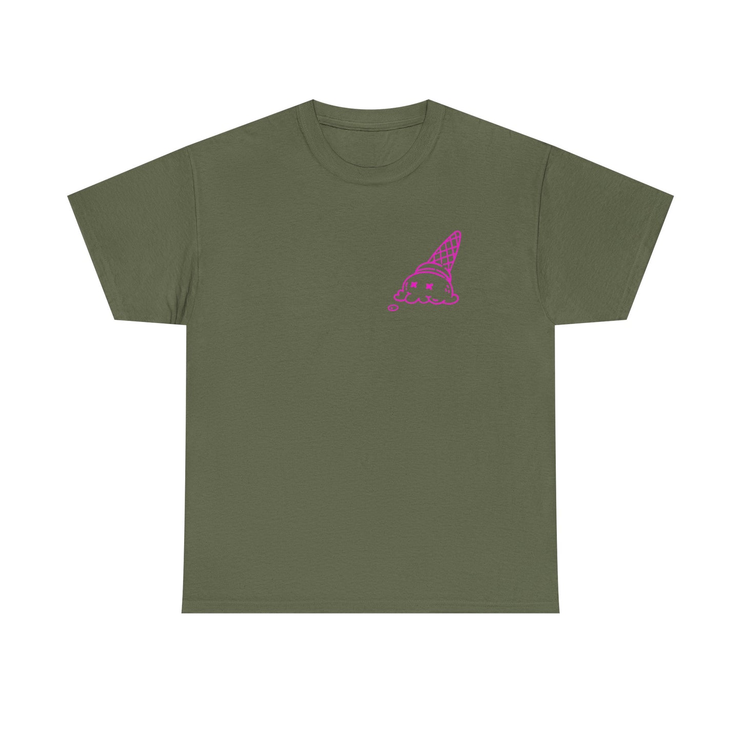 Whimsical Unisex Tee with Dessert Design, Fun Graphic Shirt for Parties, Casual Wear, Gift for Food Lovers, Cute Apparel