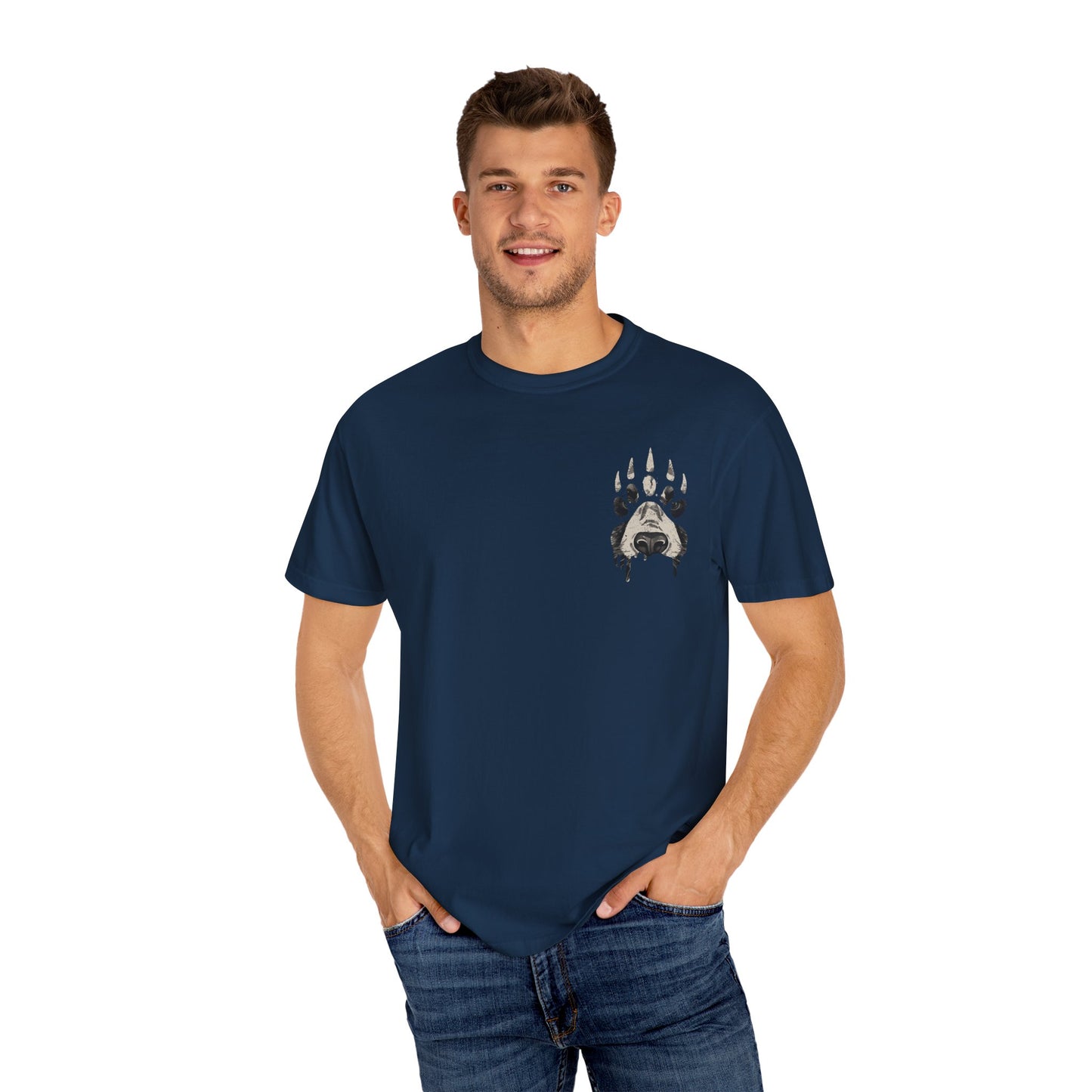 Bear Paw bodi boi Graphic T-Shirt, Unisex Nature Tee, Wildlife Lover Gift, Camping Apparel, Outdoor Adventure Shirt