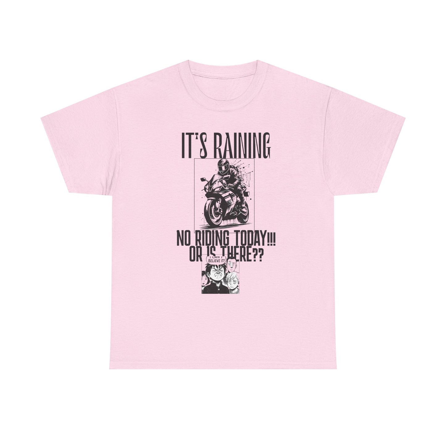 Motorcycle Rainy Day Tee - Fun Biker Shirt for Riders, Unisex Graphic Tee, Gift for Motorcycle Enthusiasts, Outdoor Adventure Apparel