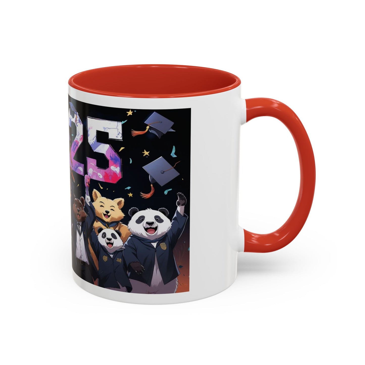 Anime Animals Graduation Celebration Coffee Mug, Funny Animal Graduation Mug, Custom Graduate Gift, Class of 2025 Mug, Unique Graduation Present