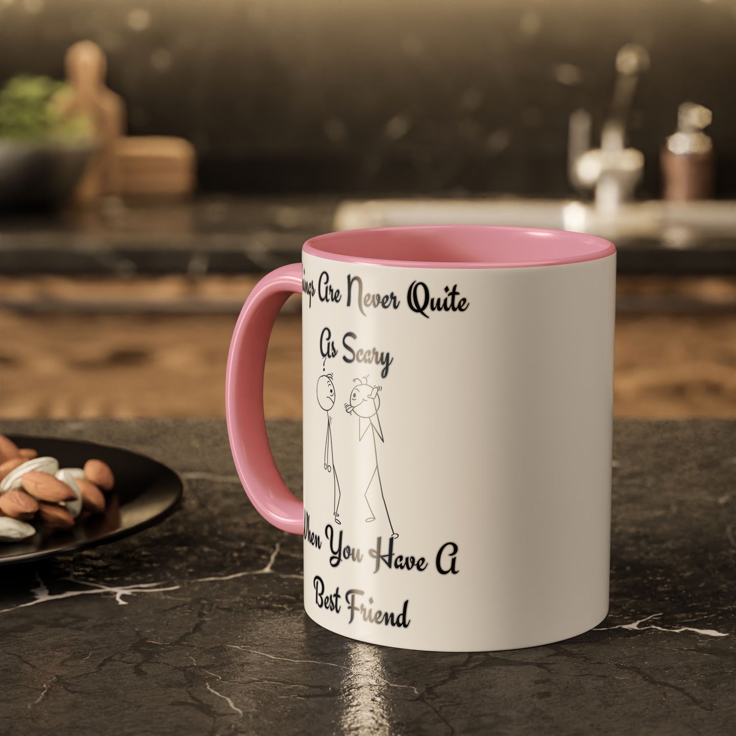Best Friend Quote Mug, Friendship Gift, Coffee Cup, Motivational Mug, Funny Present for Friends