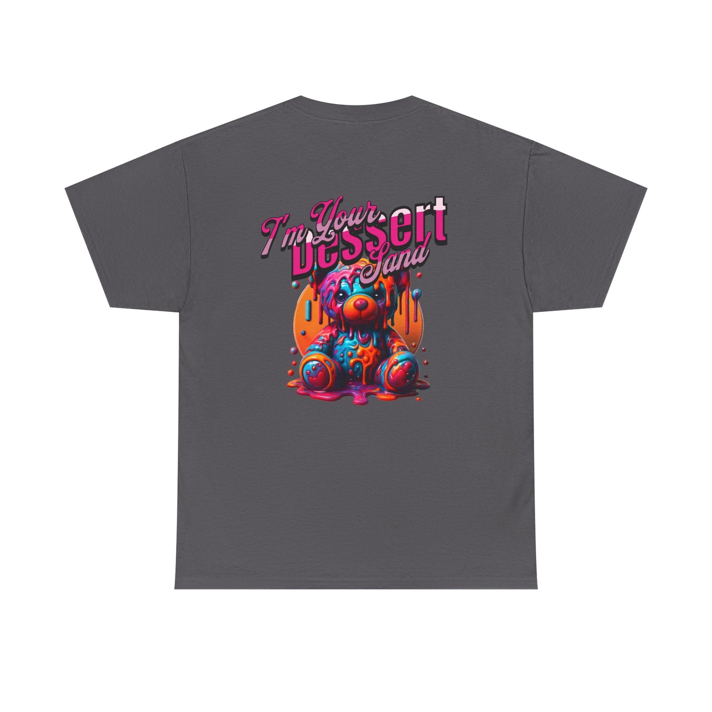 Whimsical Unisex Tee with Dessert Design, Fun Graphic Shirt for Parties, Casual Wear, Gift for Food Lovers, Cute Apparel