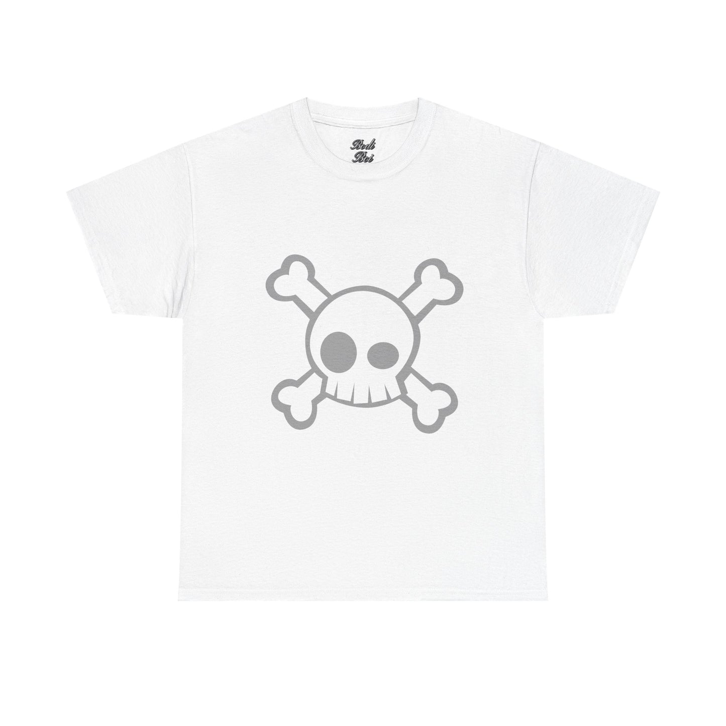 Skull & Bear Graphic Tee, Unisex Heavy Cotton Shirt for Casual Wear, Gift for Birthdays, Halloween, Gothic Tee, Cool Tee, Bear Lover Gift,