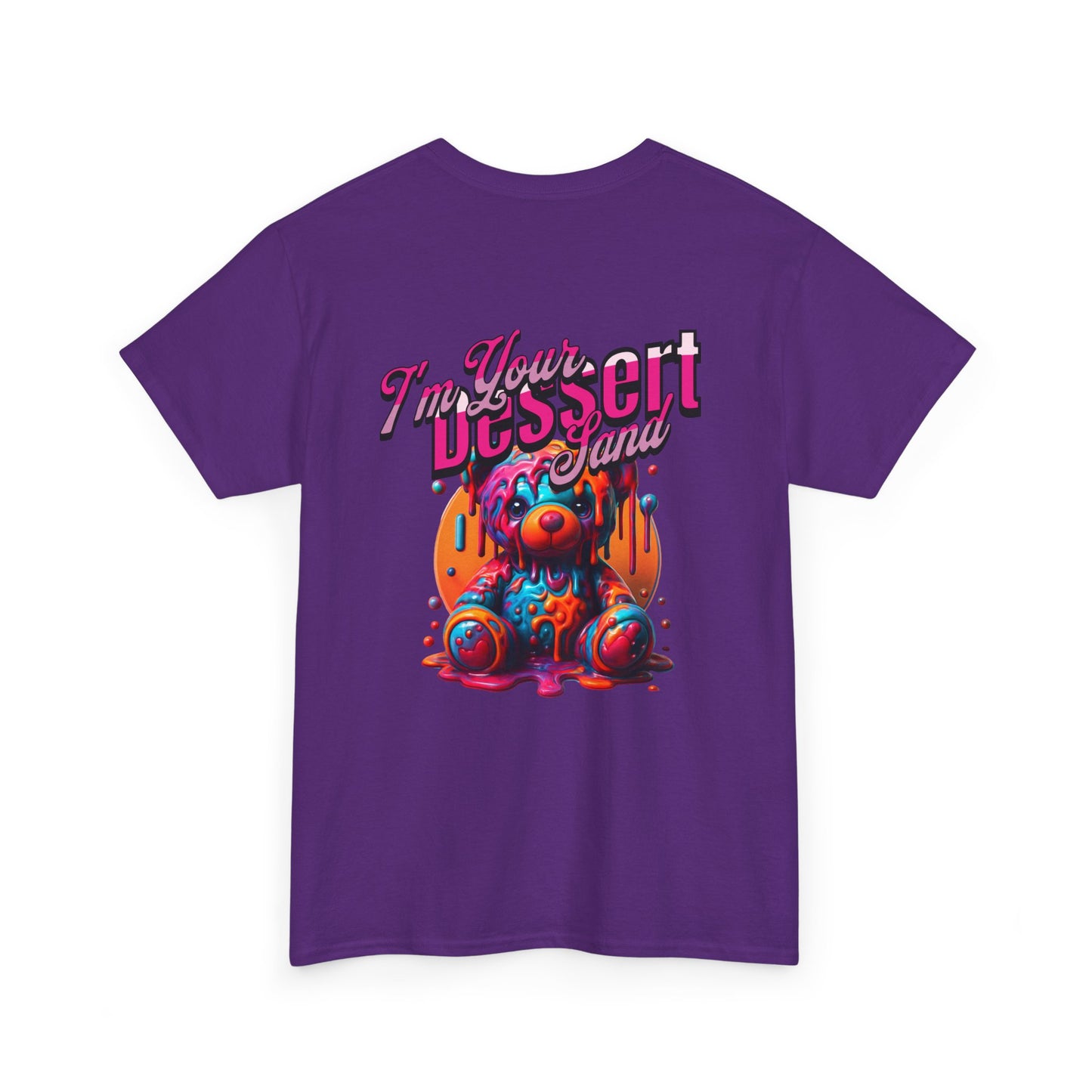 Whimsical Unisex Tee with Dessert Design, Fun Graphic Shirt for Parties, Casual Wear, Gift for Food Lovers, Cute Apparel