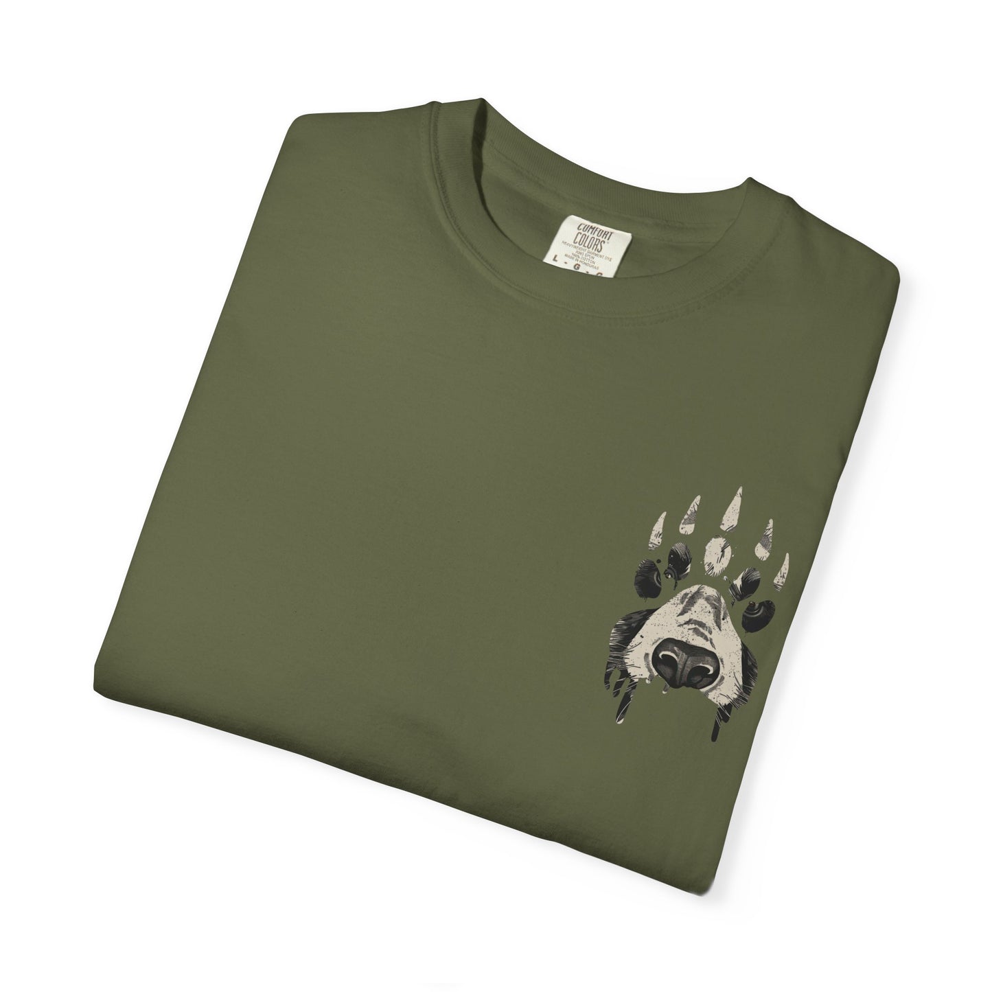 Bear Paw bodi boi Graphic T-Shirt, Unisex Nature Tee, Wildlife Lover Gift, Camping Apparel, Outdoor Adventure Shirt