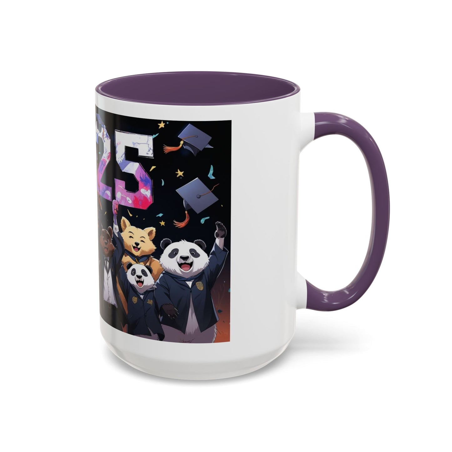 Anime Animals Graduation Celebration Coffee Mug, Funny Animal Graduation Mug, Custom Graduate Gift, Class of 2025 Mug, Unique Graduation Present
