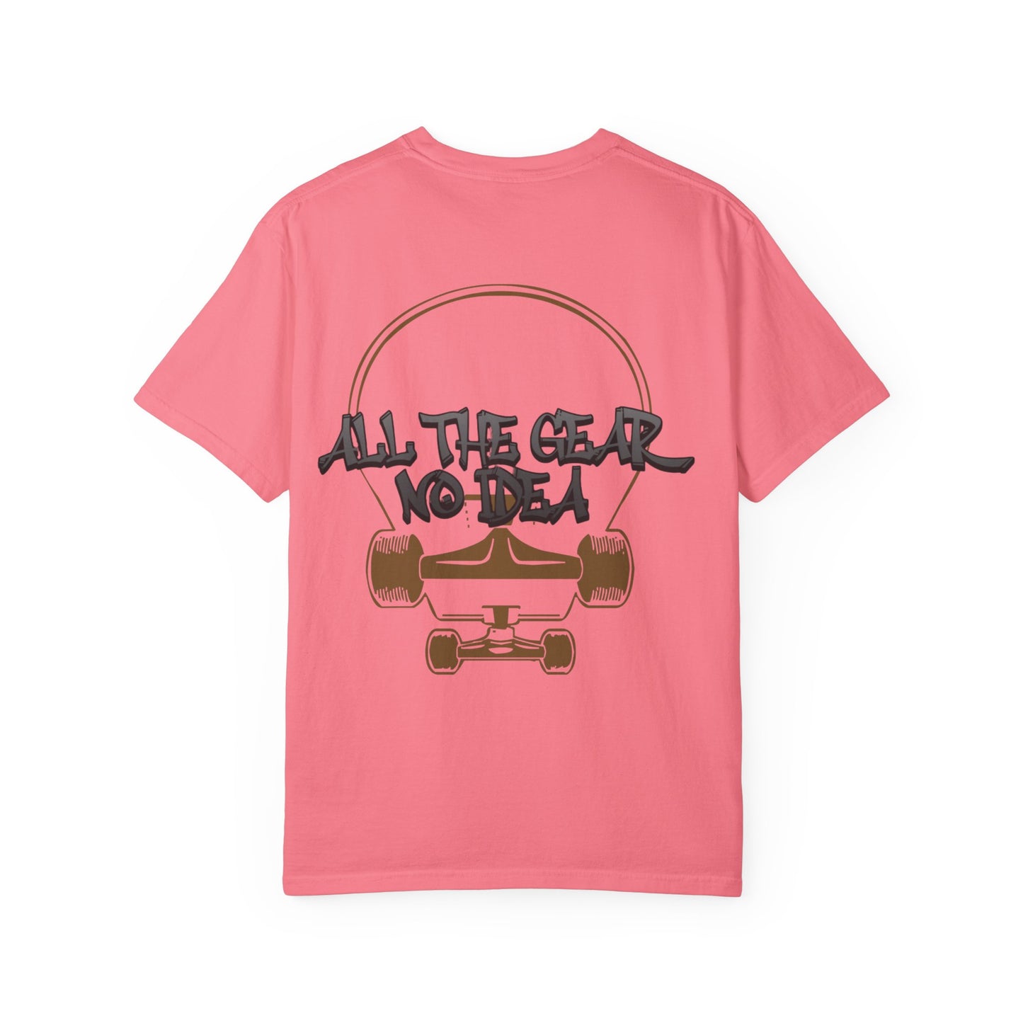 Skateboard Vibes Unisex T-Shirt | Streetwear Style, Casual Tee, Graphic Tee, Gift for Skaters, All the Gear No Idea