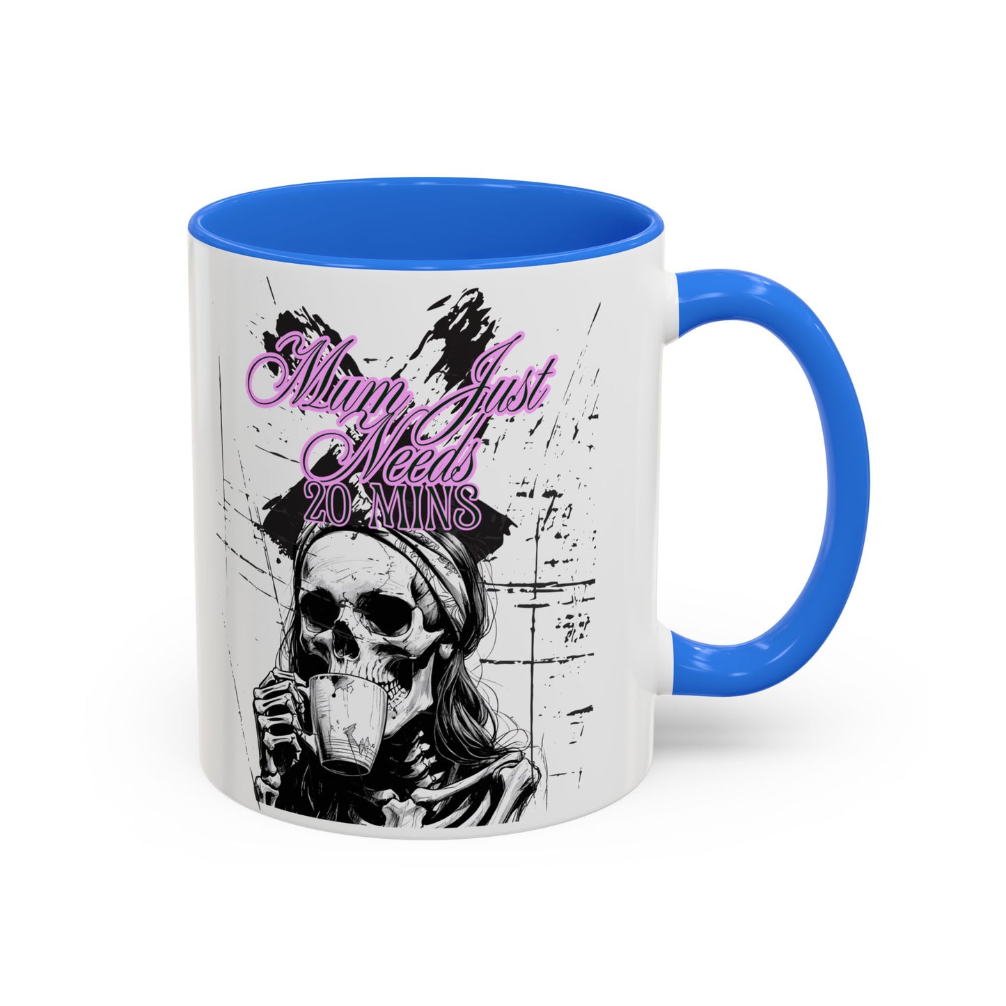 Mum Just Needs 20 min | Perfect for Coffee Lovers, Halloween Decor, Gift for Her, Unique Homeware, Fun Office Mug