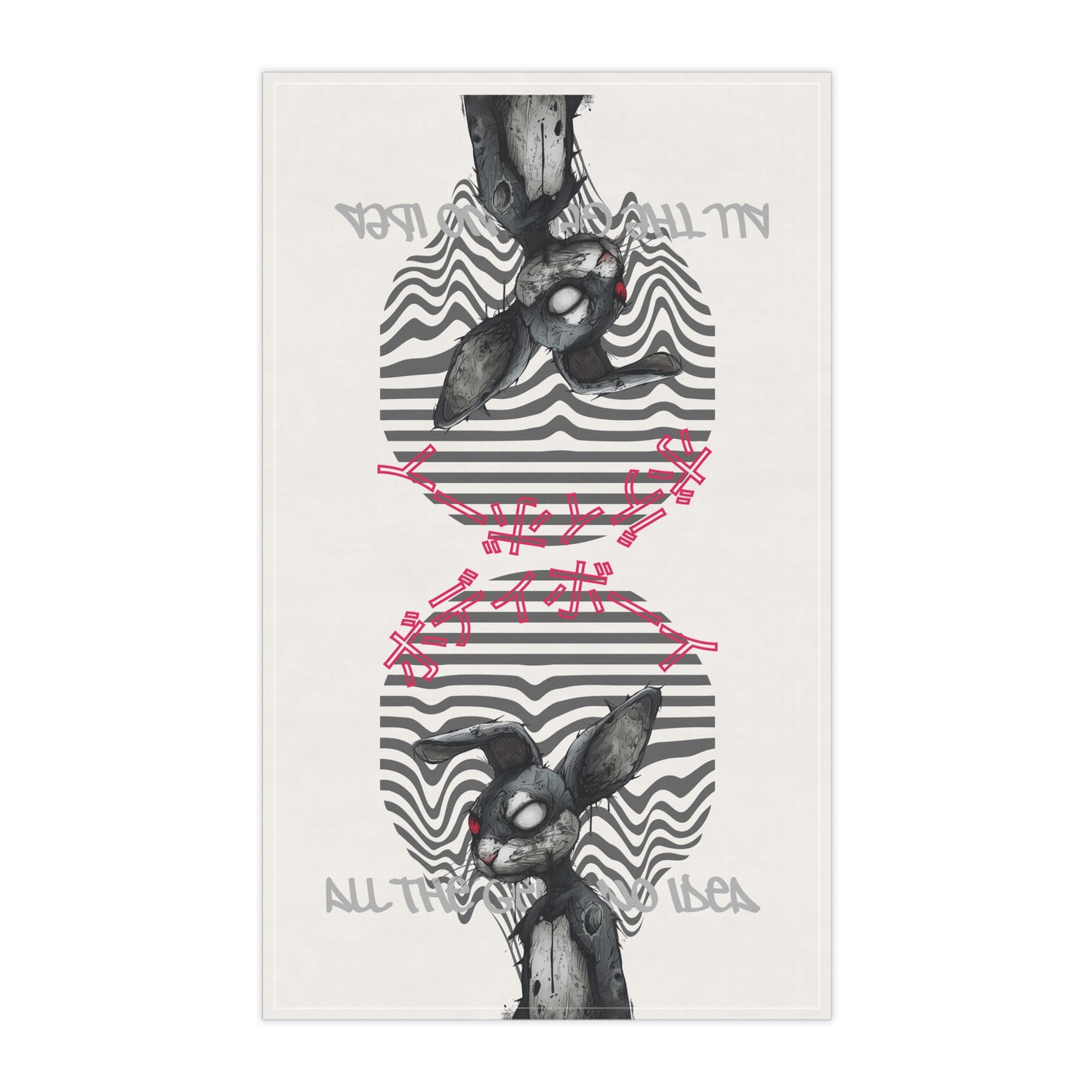 Whimsical Rabbit Tea Towels | Kitchen Decor, Gift for Home, Farmhouse Style, Eco-Friendly, All Occasions