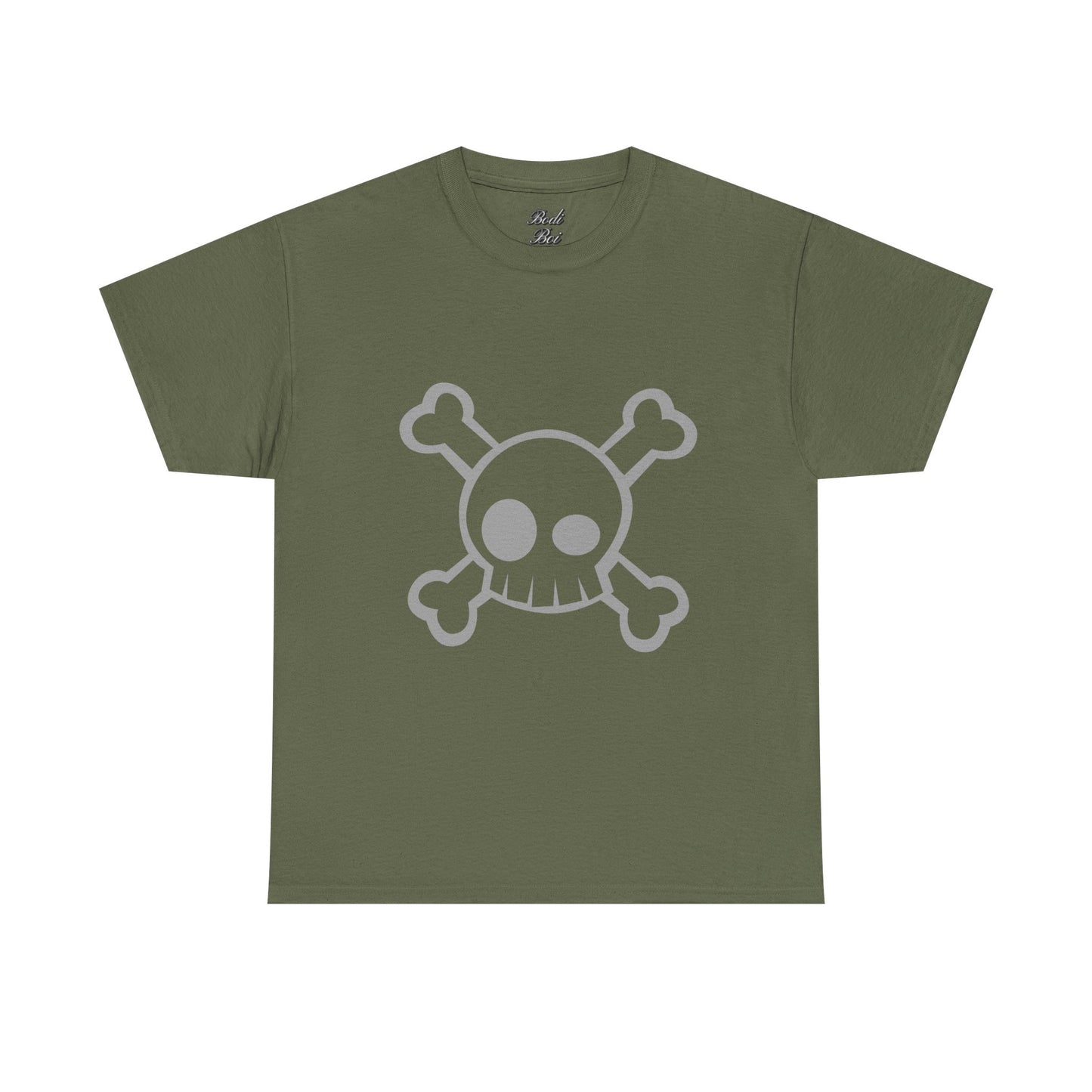 Skull & Bear Graphic Tee, Unisex Heavy Cotton Shirt for Casual Wear, Gift for Birthdays, Halloween, Gothic Tee, Cool Tee, Bear Lover Gift,