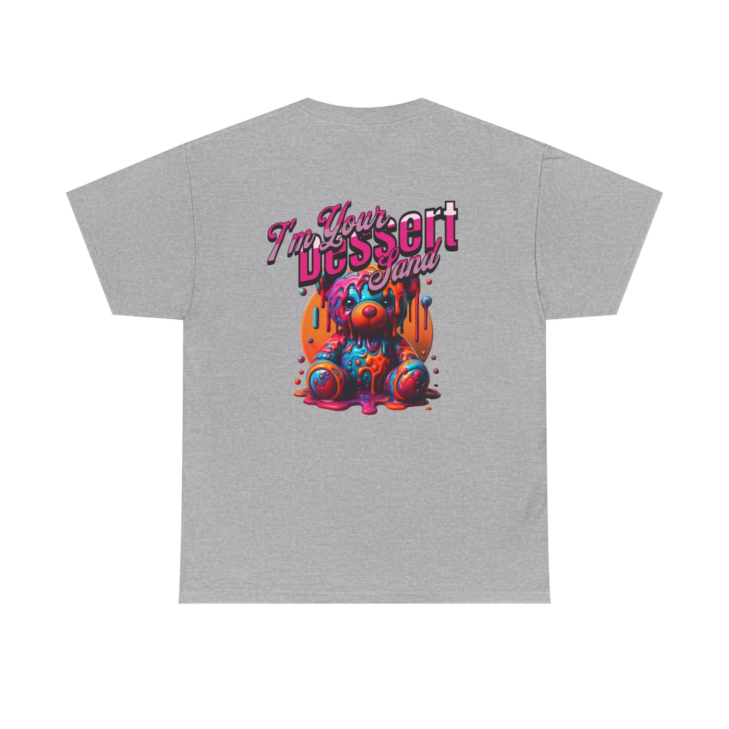 Whimsical Unisex Tee with Dessert Design, Fun Graphic Shirt for Parties, Casual Wear, Gift for Food Lovers, Cute Apparel