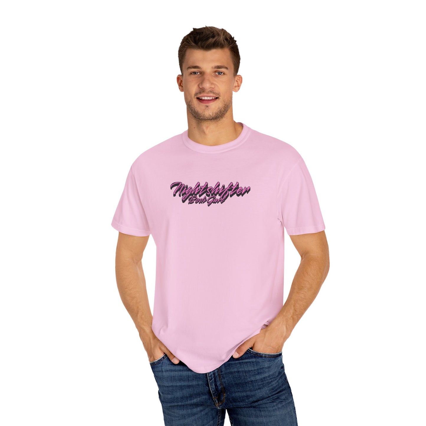 Nightshifter Girl Drifter T-shirt | Unisex Retro Car Tee | Perfect for Car Lovers, Night-Outs, Birthdays, and Gifts