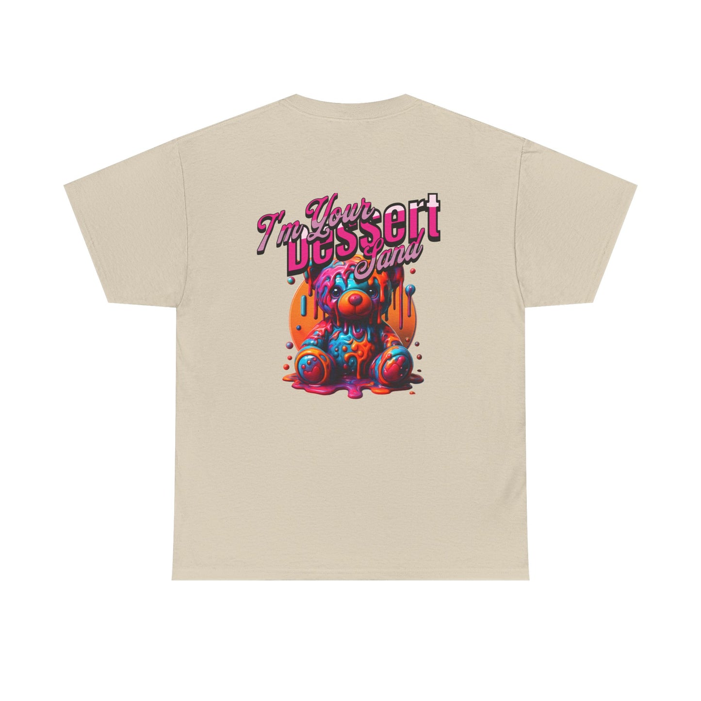Whimsical Unisex Tee with Dessert Design, Fun Graphic Shirt for Parties, Casual Wear, Gift for Food Lovers, Cute Apparel