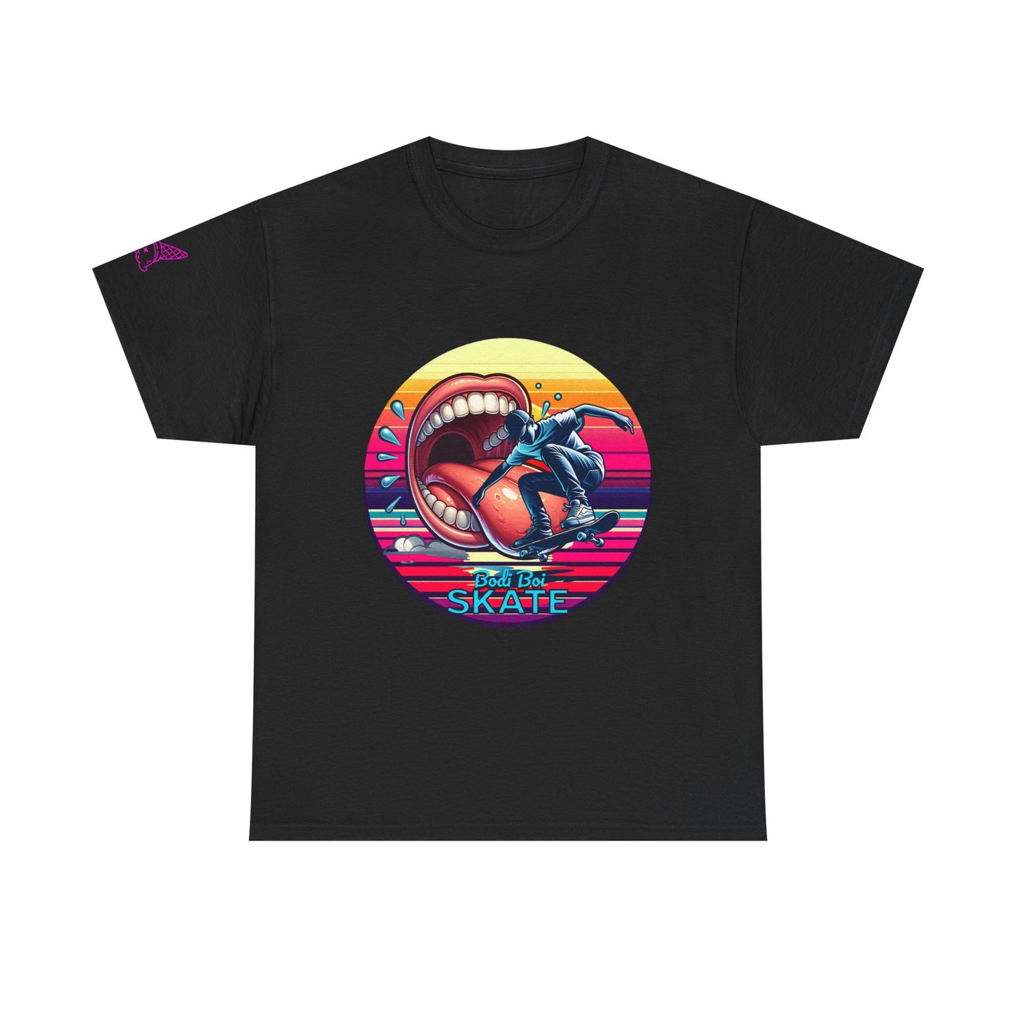 Retro Skate Graphic Tee, Fun Streetwear, Unisex Cotton Shirt for Skaters, Gift for Skate Lovers, Men's and Women's Tee