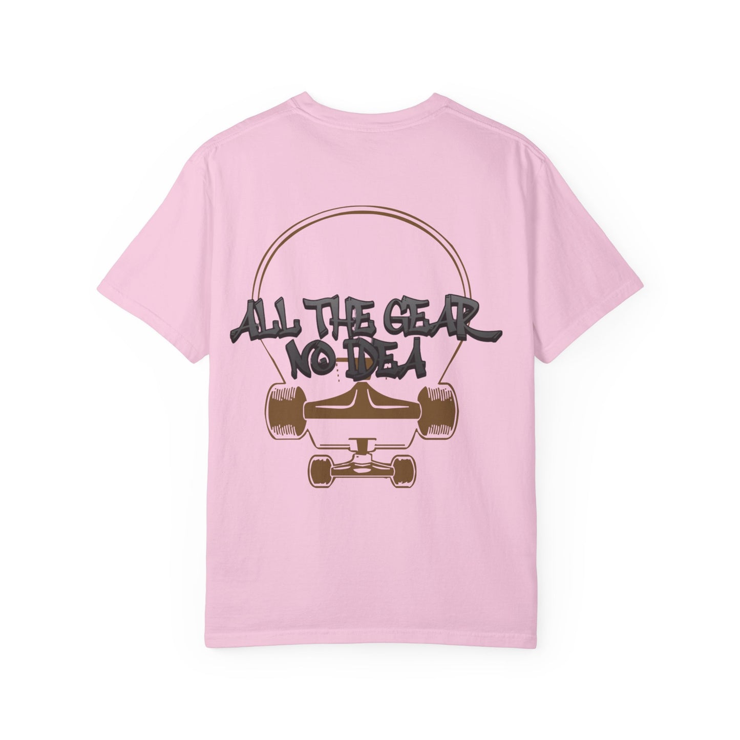 Skateboard Vibes Unisex T-Shirt | Streetwear Style, Casual Tee, Graphic Tee, Gift for Skaters, All the Gear No Idea