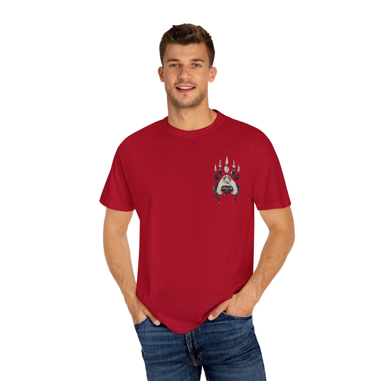 Bear Paw bodi boi Graphic T-Shirt, Unisex Nature Tee, Wildlife Lover Gift, Camping Apparel, Outdoor Adventure Shirt