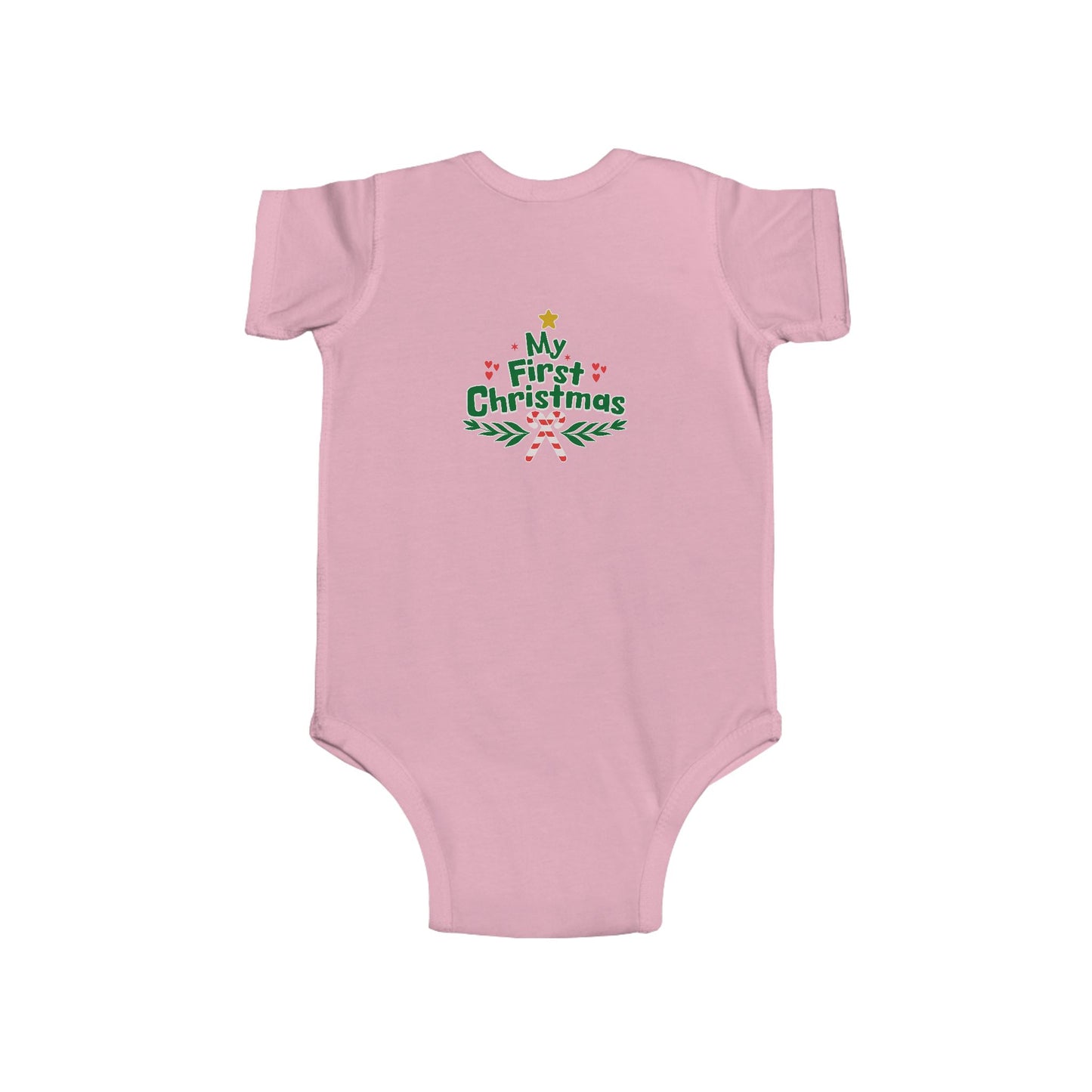 My First Christmas Infant Bodysuit, Baby Holiday Outfit, Cute Christmas Onesie, Baby Shower Gift, Newborn Christmas Apparel