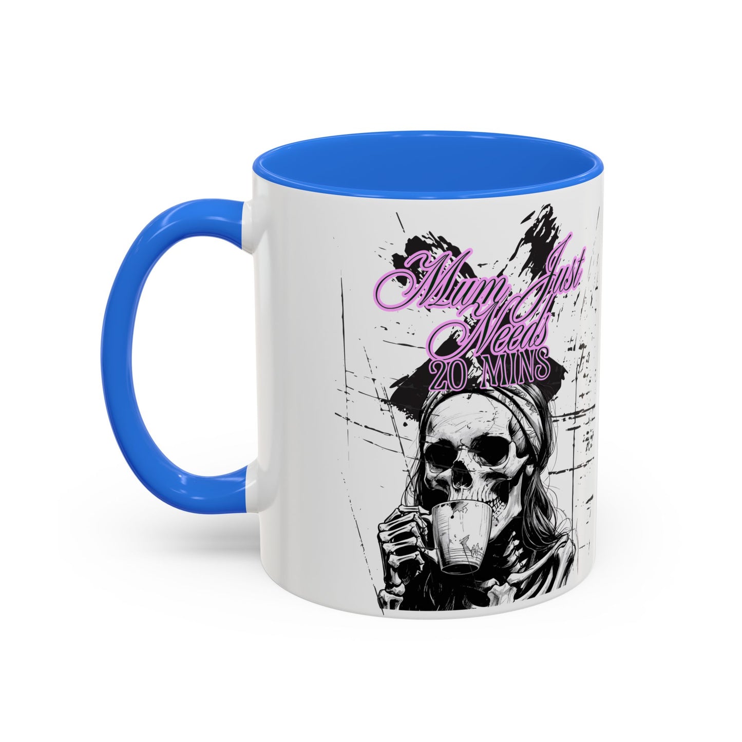 Mum Just Needs 20 min | Perfect for Coffee Lovers, Halloween Decor, Gift for Her, Unique Homeware, Fun Office Mug