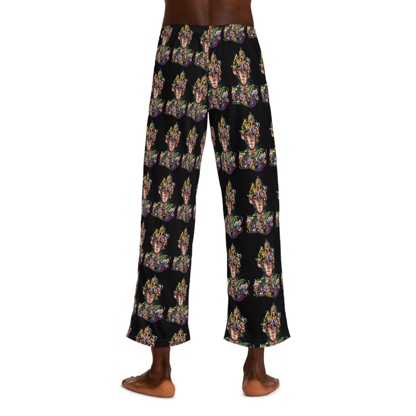 Vibrant Graphic Men's Pajama Pants, Cool Sleepwear, Artistic Lounge Pants, Relaxation Attire, Unique Gift for Him
