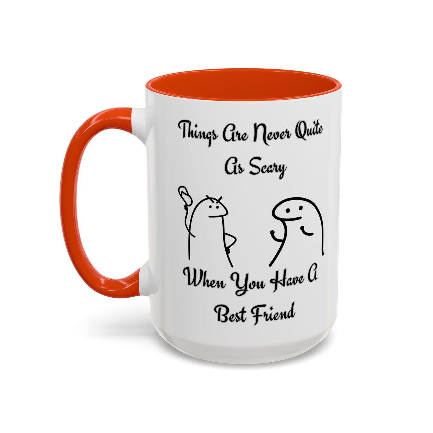 Best Friend Coffee Mug, Colorful Friendship Mug, Cute Gift for Friends, Inspirational Quote Mug, 11oz, 15oz