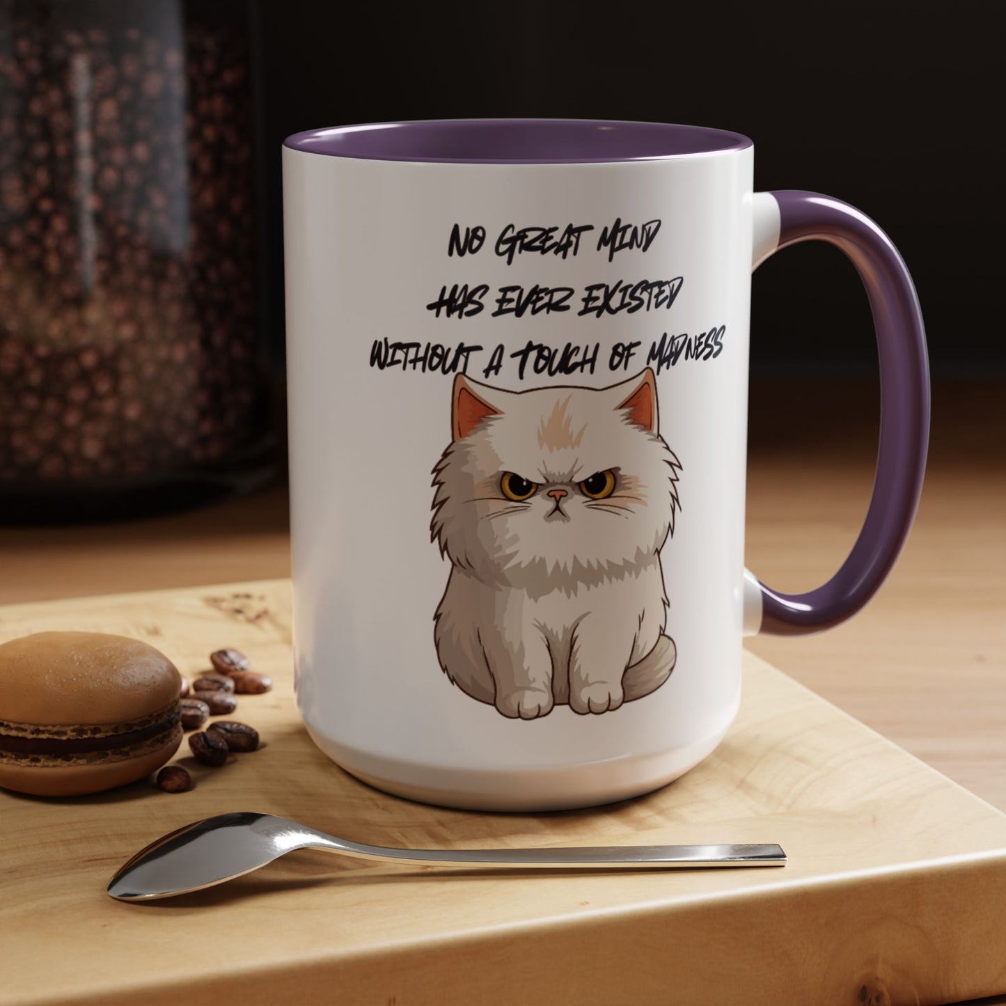 Funny Cat Quote Coffee Mug | Gift for Cat Lovers | Unique Tea Cup | Pet Owner Present | Cute Kitchen Decor | Humorous Mug