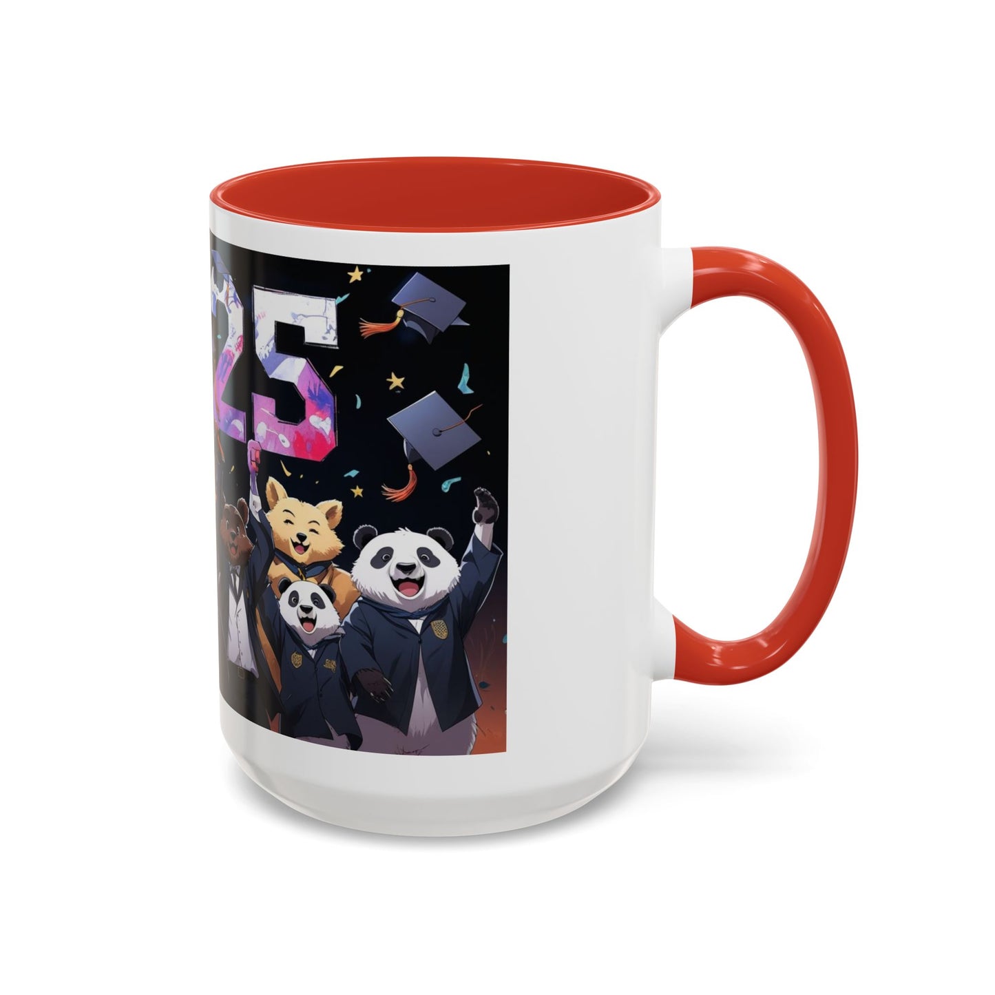 Anime Animals Graduation Celebration Coffee Mug, Funny Animal Graduation Mug, Custom Graduate Gift, Class of 2025 Mug, Unique Graduation Present