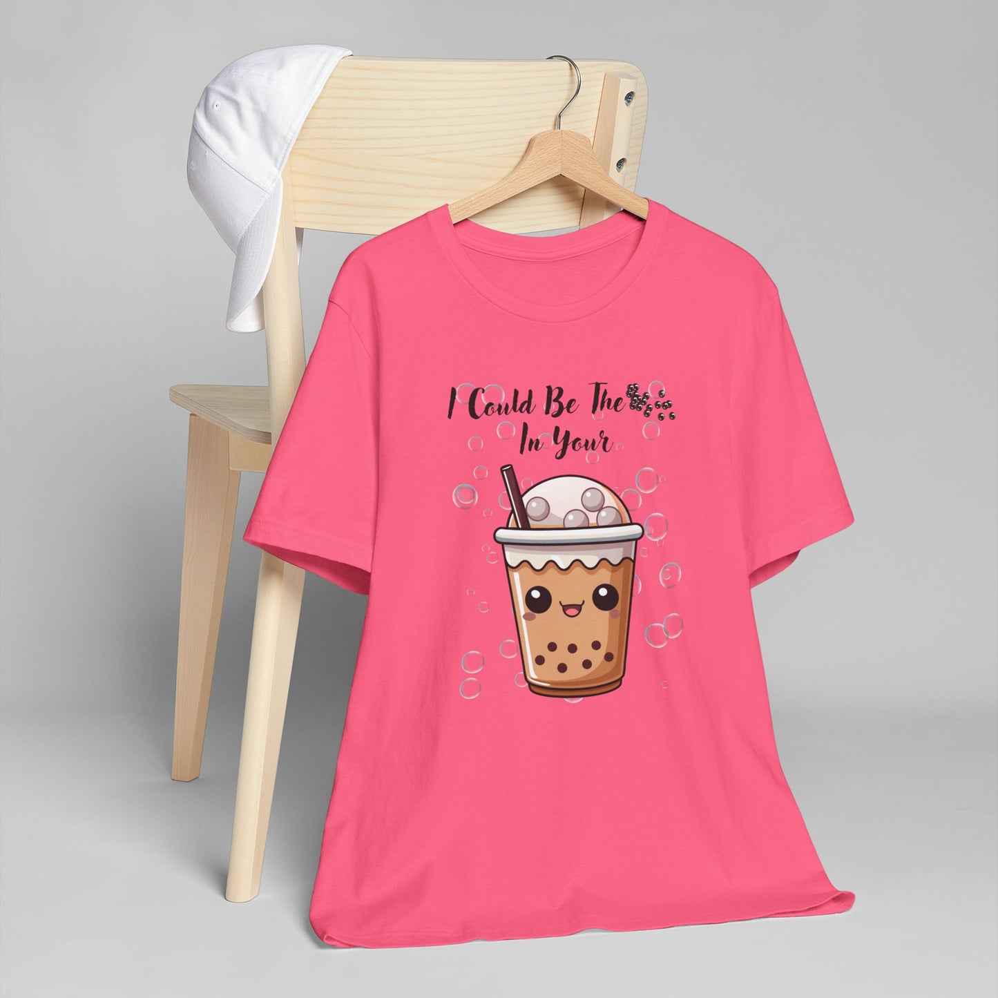 Cute Bubble Tea T-Shirt, Funny Drink Tee, Gift for Tea Lovers, Unisex Casual Shirt, Trendy Summer Wear, Coffee Addict Top