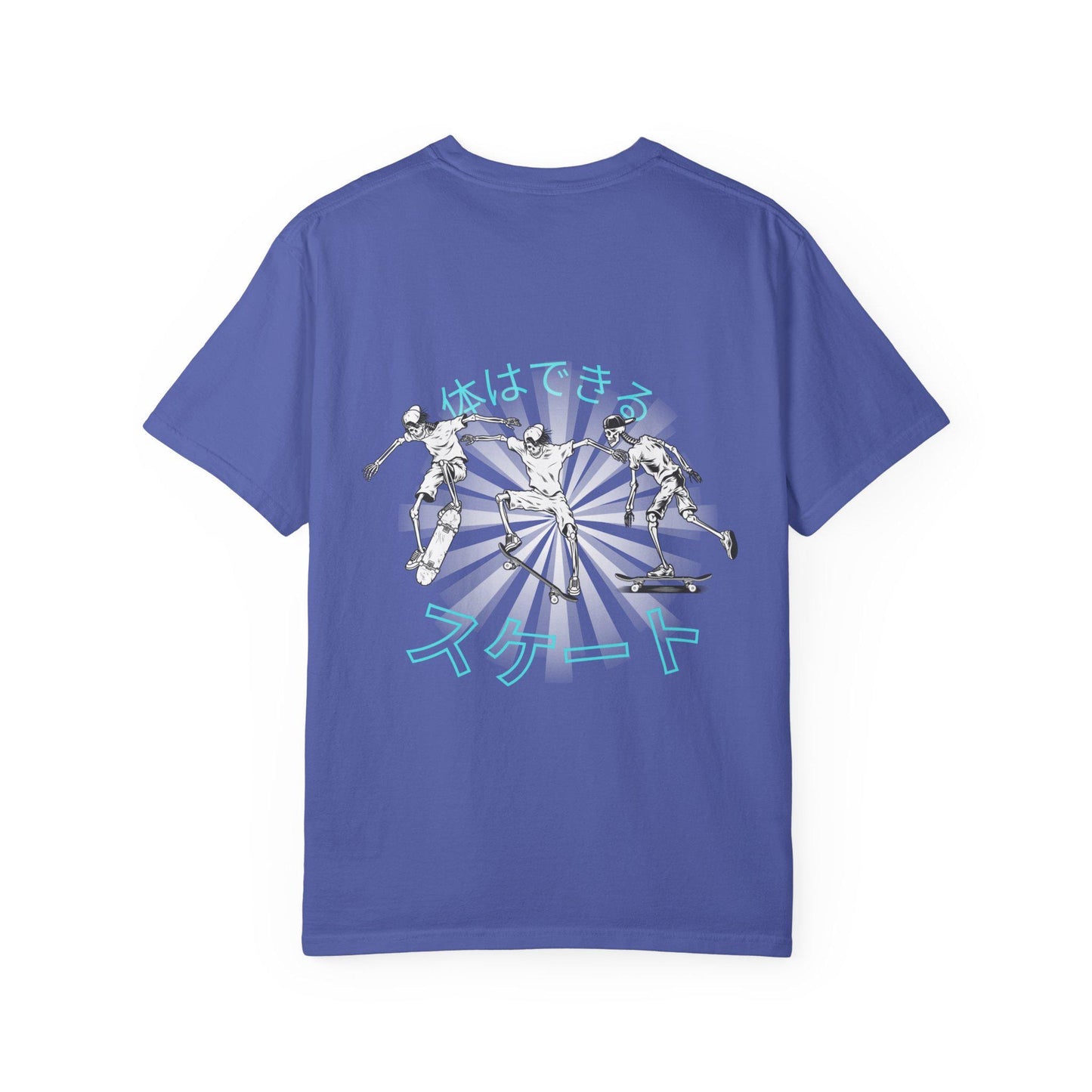 Japanese Skateboarding Design T-Shirt, Unisex Graphic Tee, Casual Streetwear, Gift for Skaters, Trendy Graphic T-Shirt, Funny Skate Shirt