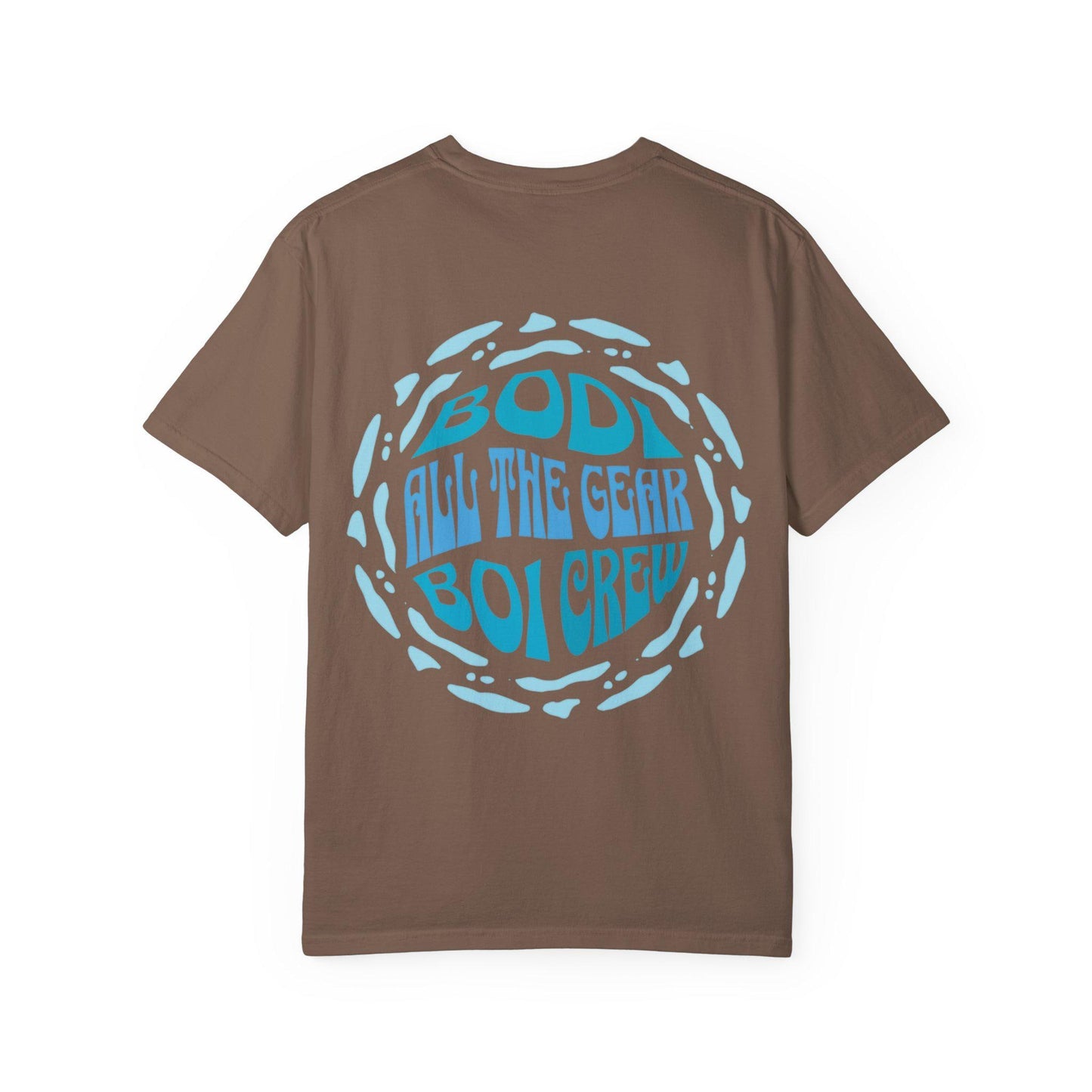 Bodi Gear Crew T-Shirt | Unisex Casual Graphic Tee for Outdoor Adventures, Gift for Him, Retro Style, Summer Vibe, Relaxed Fit