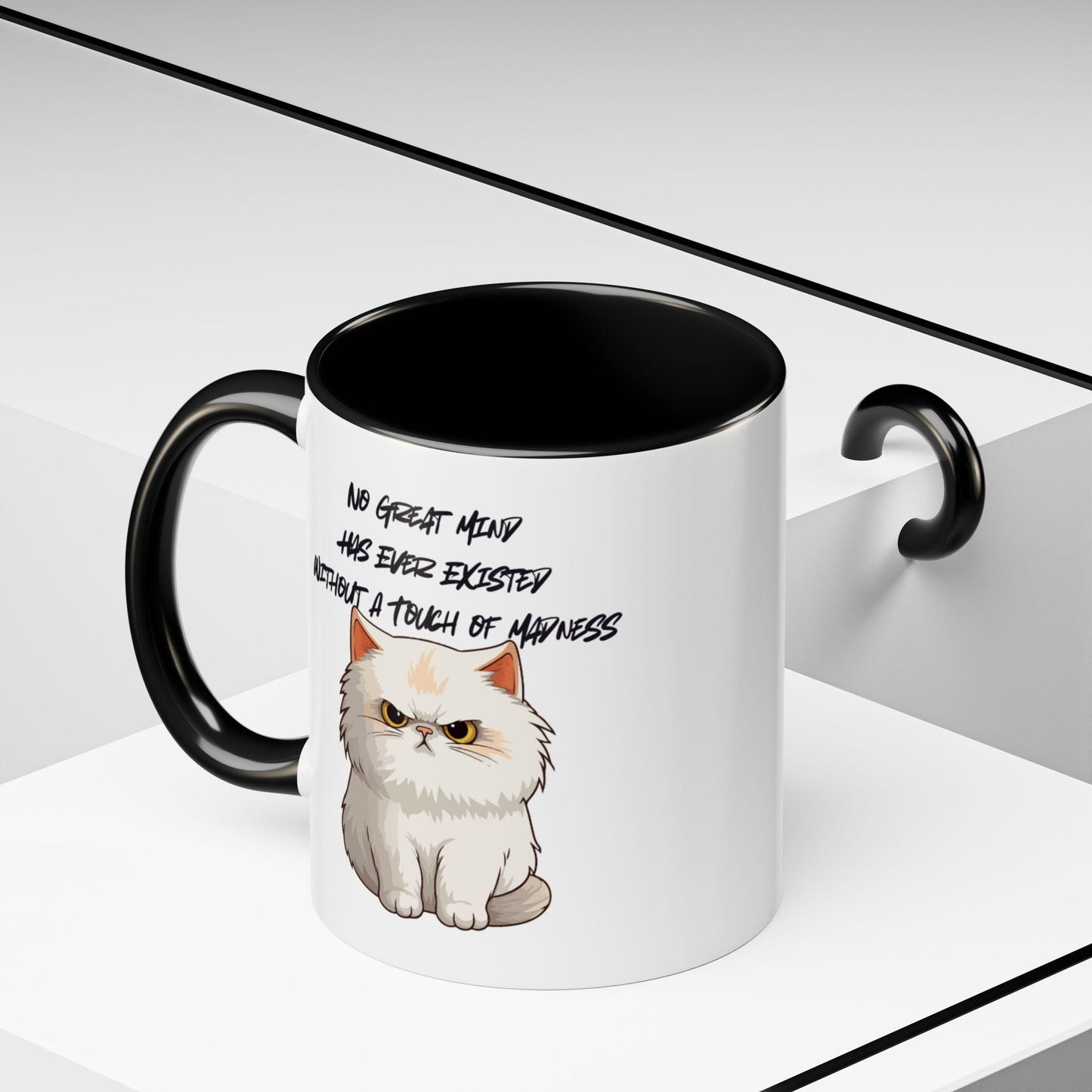 Funny Cat Quote Coffee Mug | Gift for Cat Lovers | Unique Tea Cup | Pet Owner Present | Cute Kitchen Decor | Humorous Mug