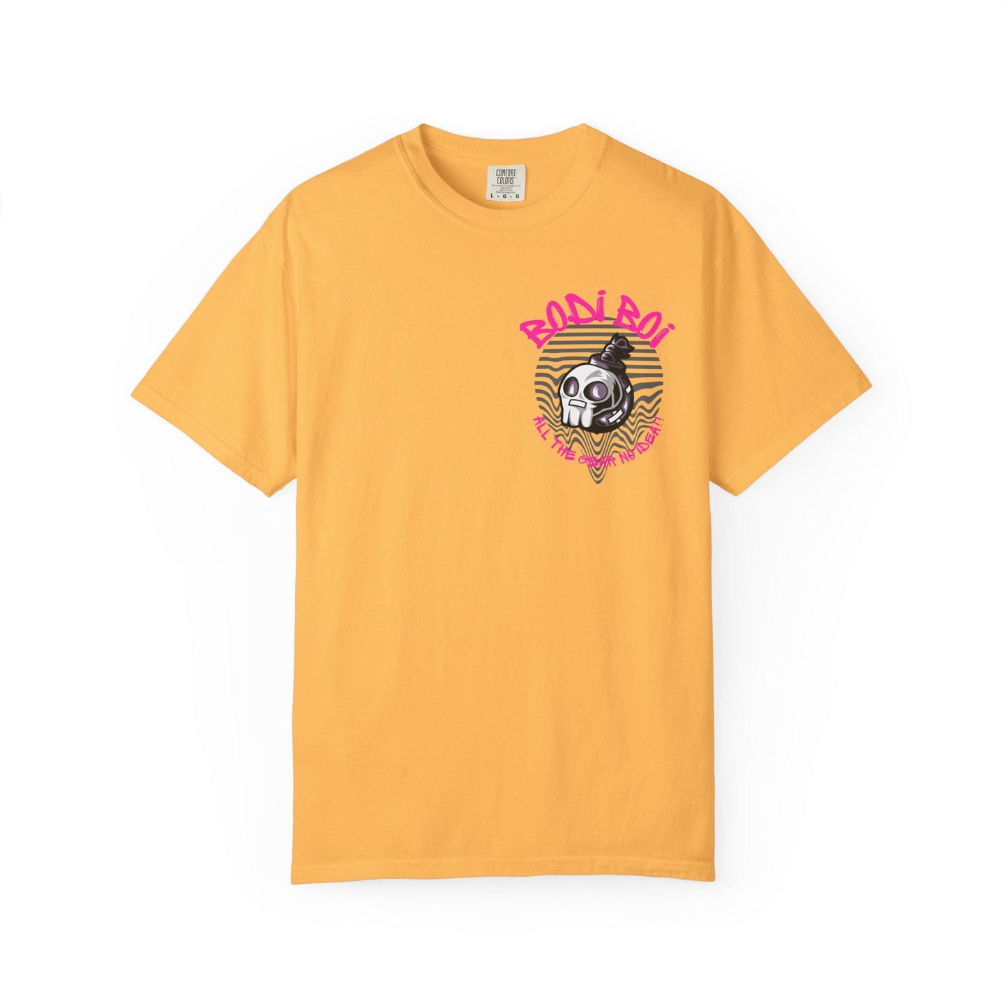 Bodi Boi Skull Graphic Unisex T-Shirt | Edgy Streetwear, Gothic Tee, Gift for Him, Halloween Apparel, Casual Wear
