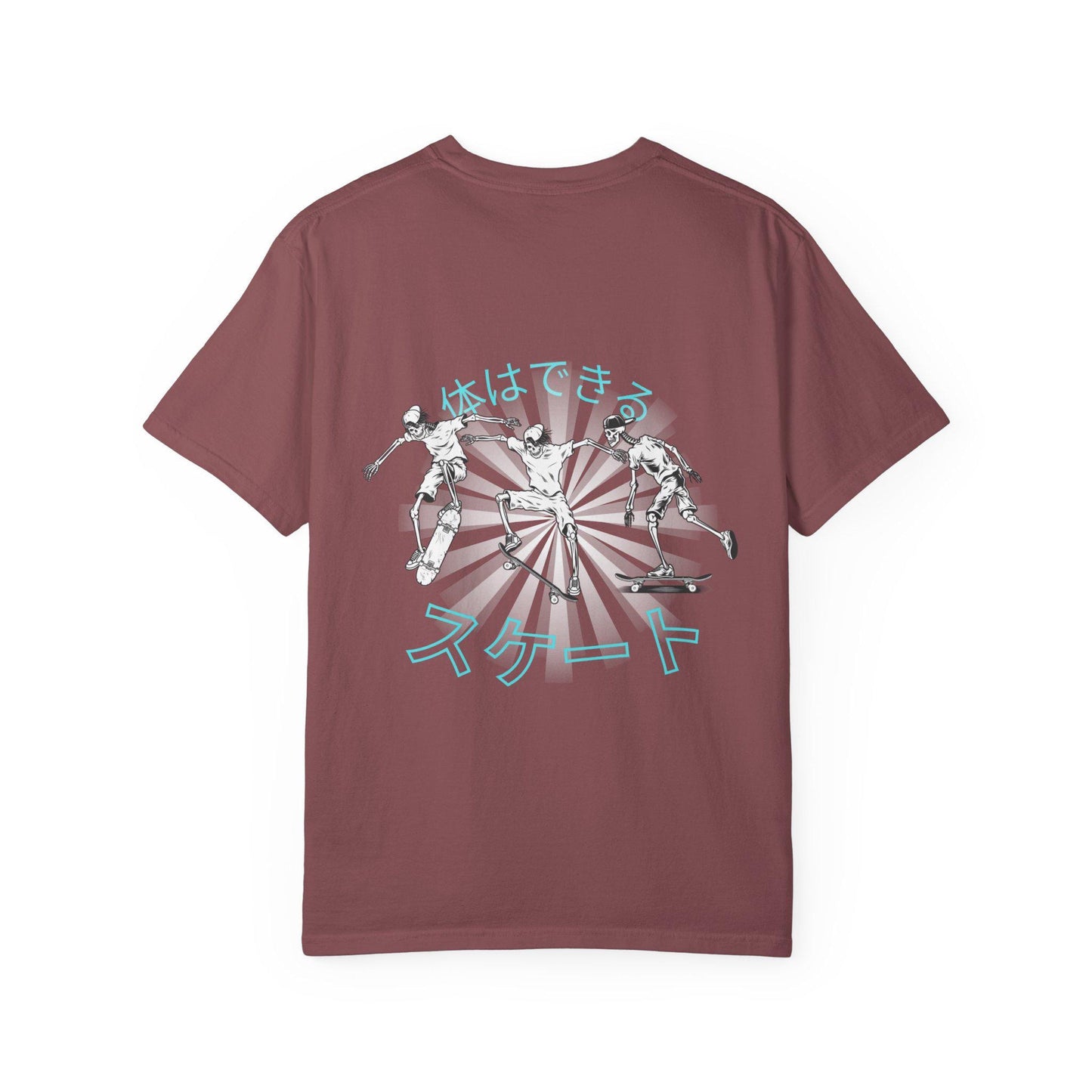 Japanese Skateboarding Design T-Shirt, Unisex Graphic Tee, Casual Streetwear, Gift for Skaters, Trendy Graphic T-Shirt, Funny Skate Shirt