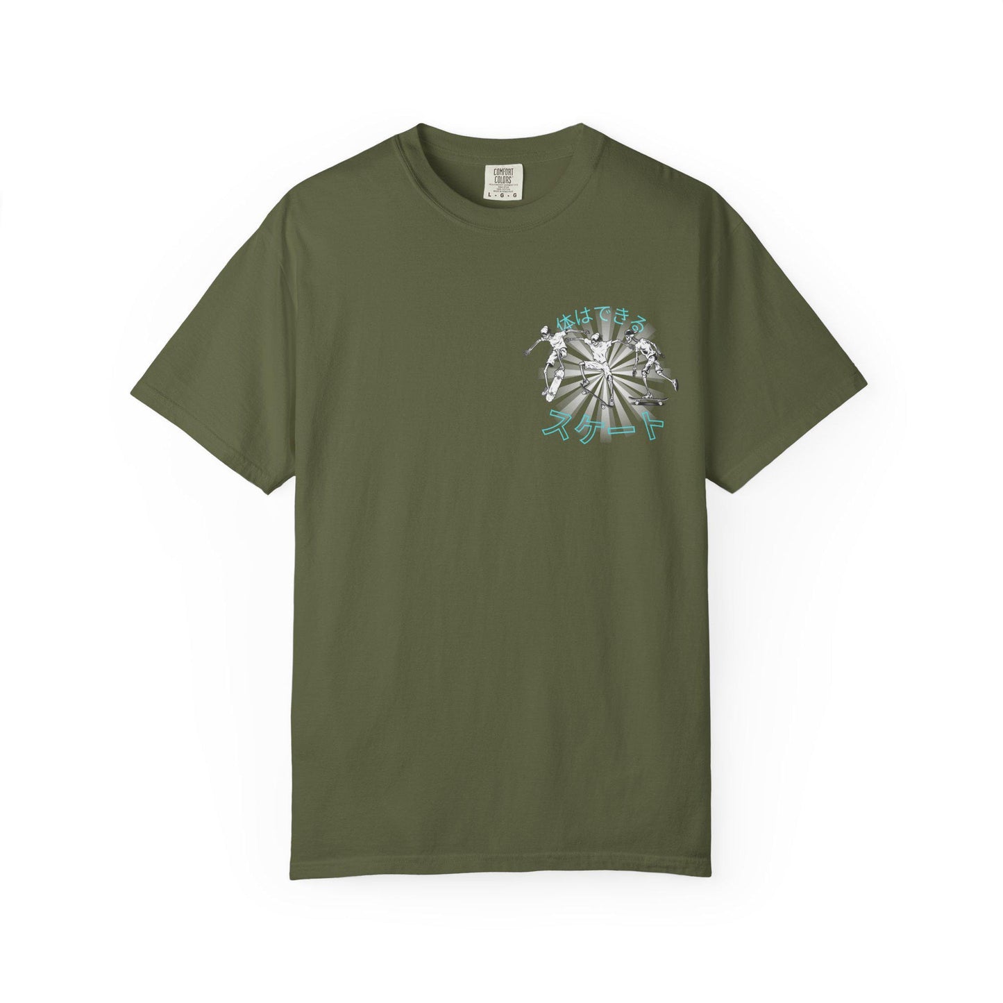 Japanese Skateboarding Design T-Shirt, Unisex Graphic Tee, Casual Streetwear, Gift for Skaters, Trendy Graphic T-Shirt, Funny Skate Shirt