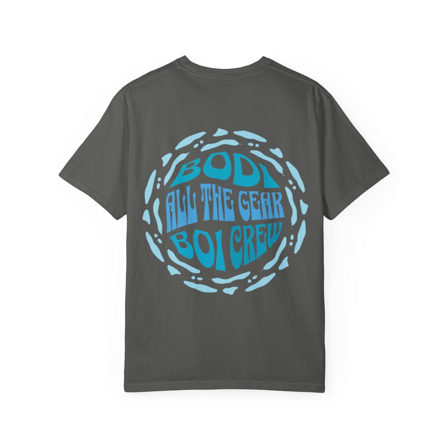 Bodi Gear Crew T-Shirt | Unisex Casual Graphic Tee for Outdoor Adventures, Gift for Him, Retro Style, Summer Vibe, Relaxed Fit