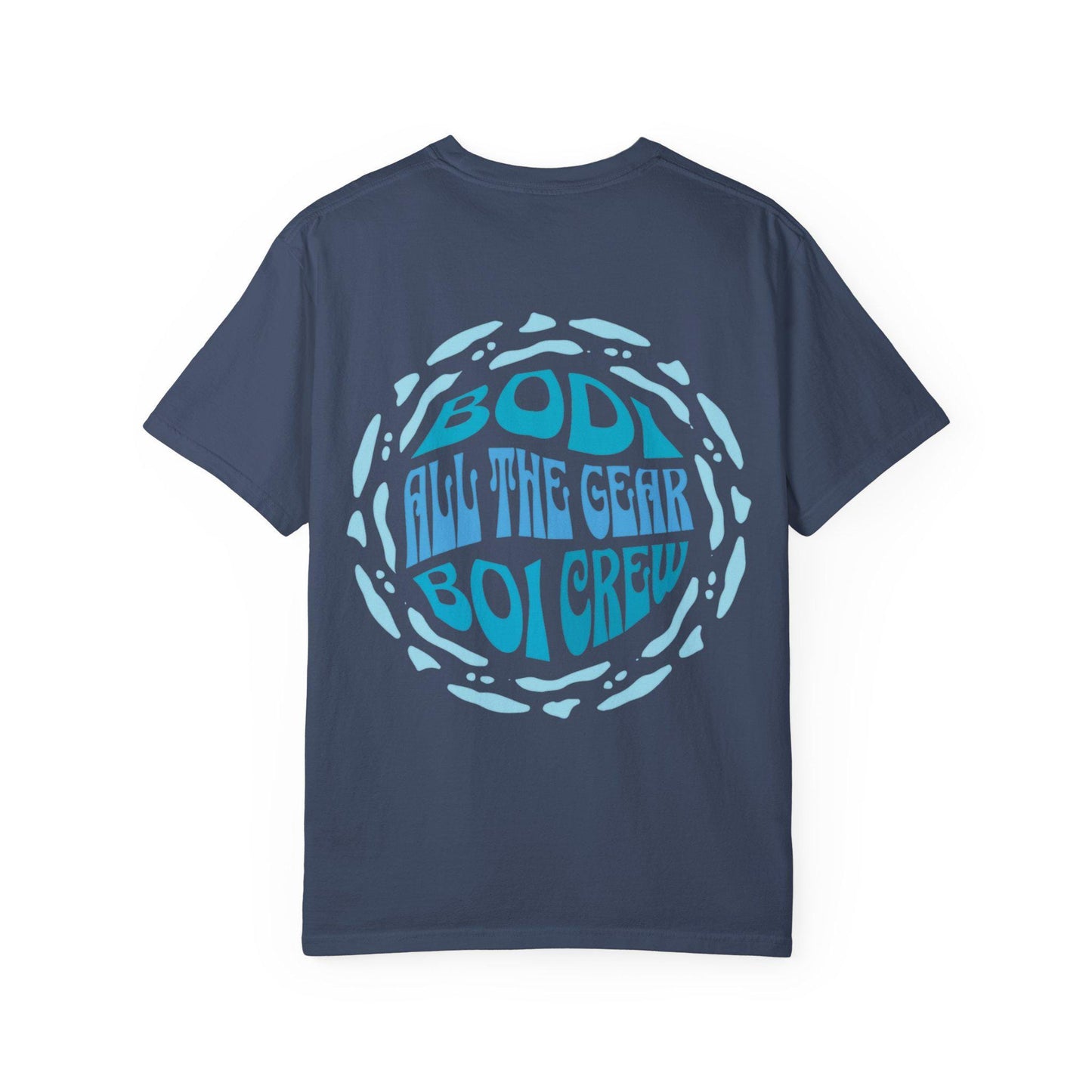 Bodi Gear Crew T-Shirt | Unisex Casual Graphic Tee for Outdoor Adventures, Gift for Him, Retro Style, Summer Vibe, Relaxed Fit