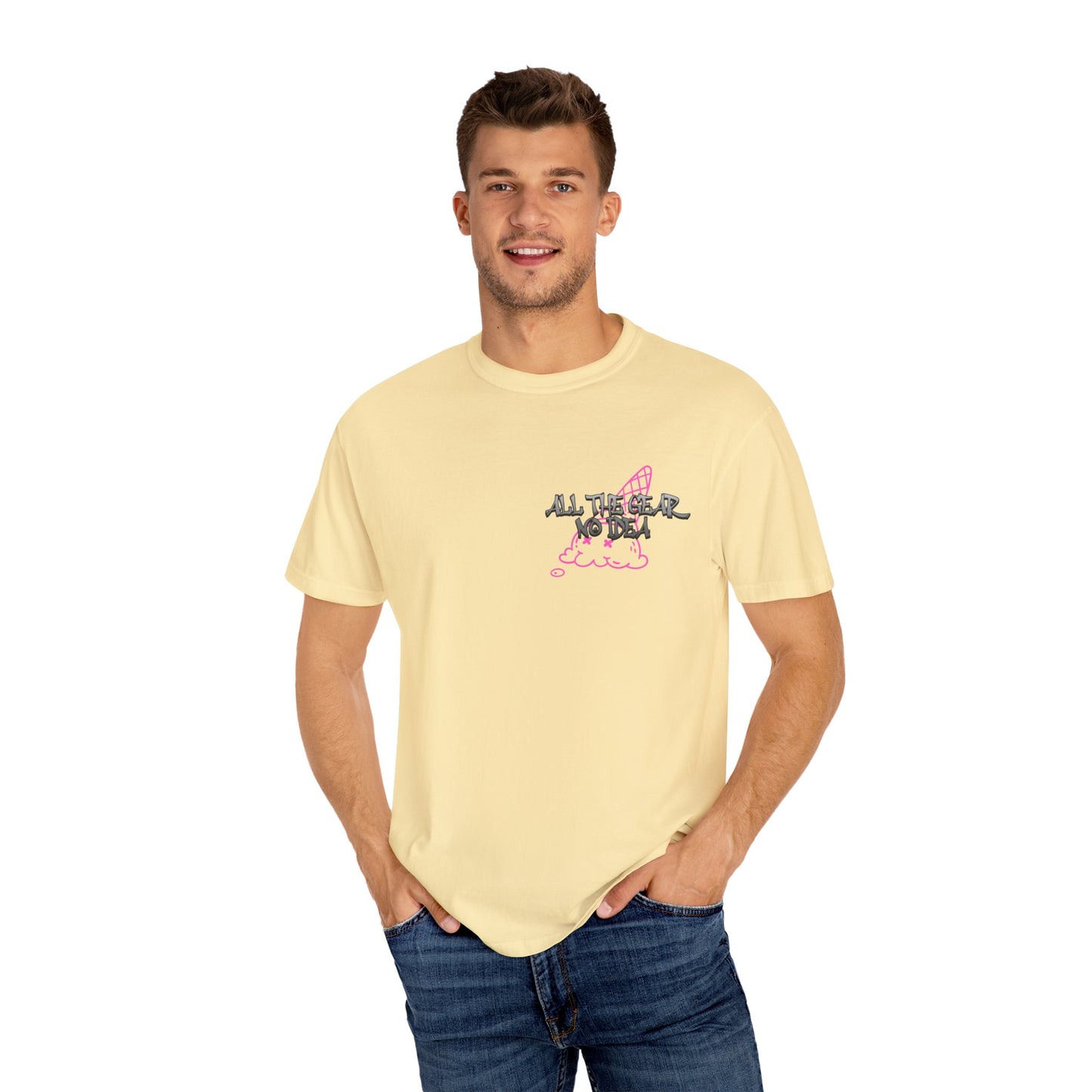 Skateboard Vibes Unisex T-Shirt | Streetwear Style, Casual Tee, Graphic Tee, Gift for Skaters, All the Gear No Idea