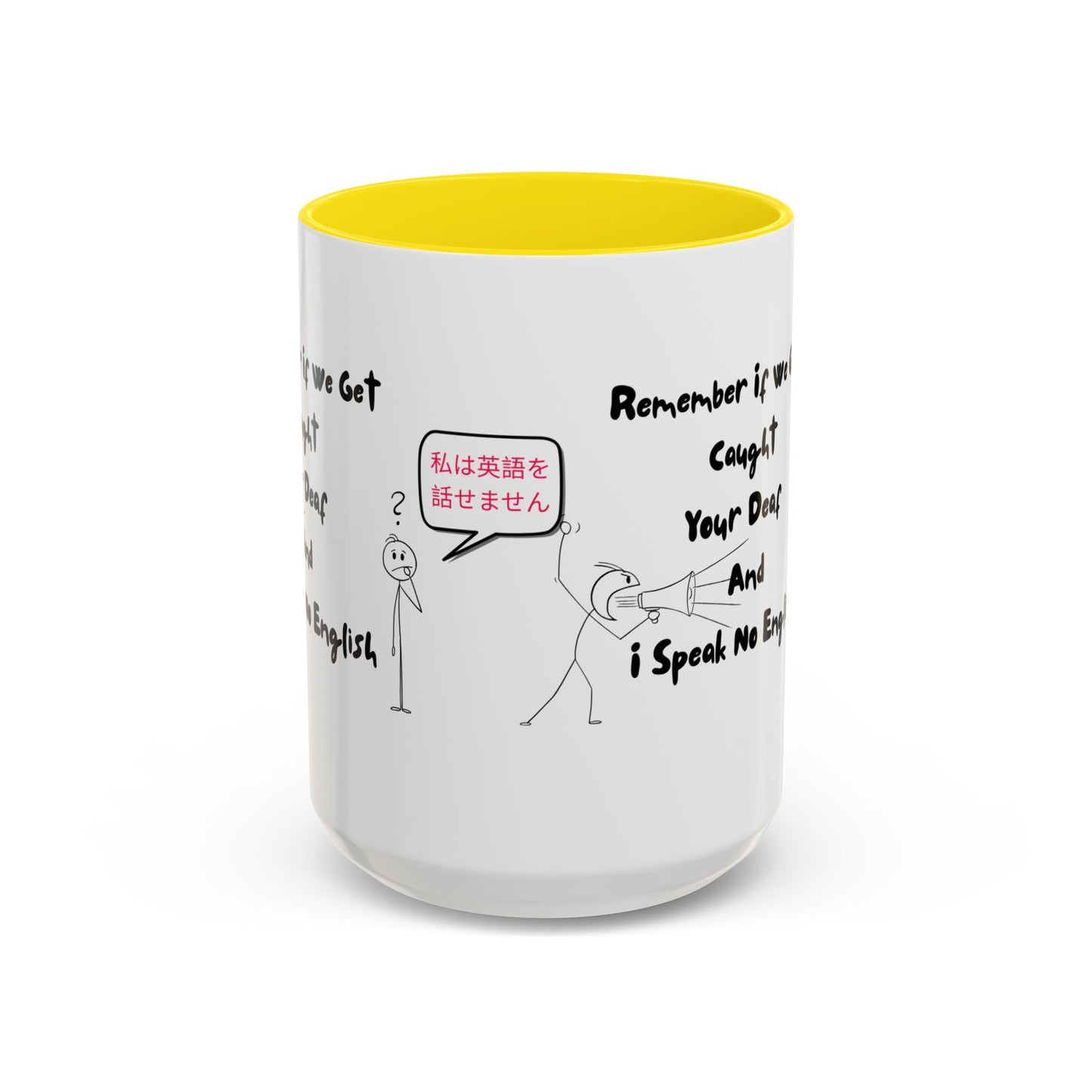 Humorous Accent Coffee Mug, Funny Gift for Language Lovers, Quirky Tea Mug, Cute Coffee Cup, Ideal for Friends, Family, or Students