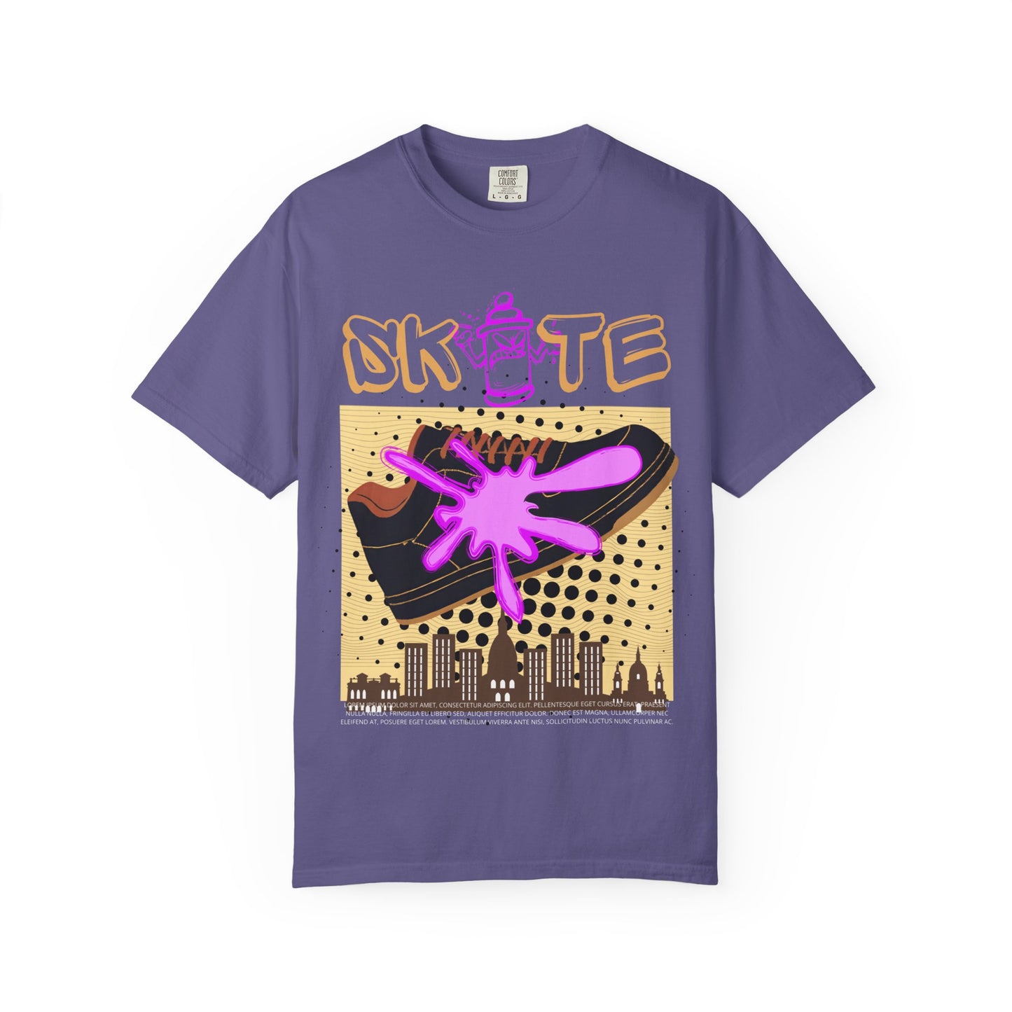 Unisex Skate-Inspired T-Shirt, Streetwear Tee, Graphic Apparel, Casual Wear, Gift for Skaters, Urban Style Shirt