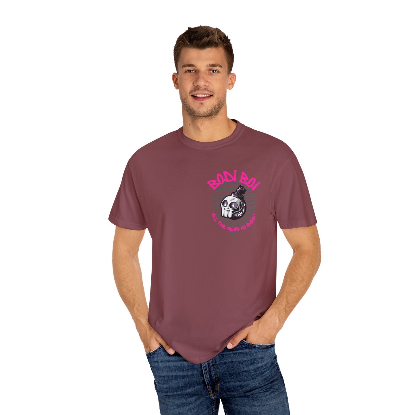 Bodi Boi Skull Graphic Unisex T-Shirt | Edgy Streetwear, Gothic Tee, Gift for Him, Halloween Apparel, Casual Wear