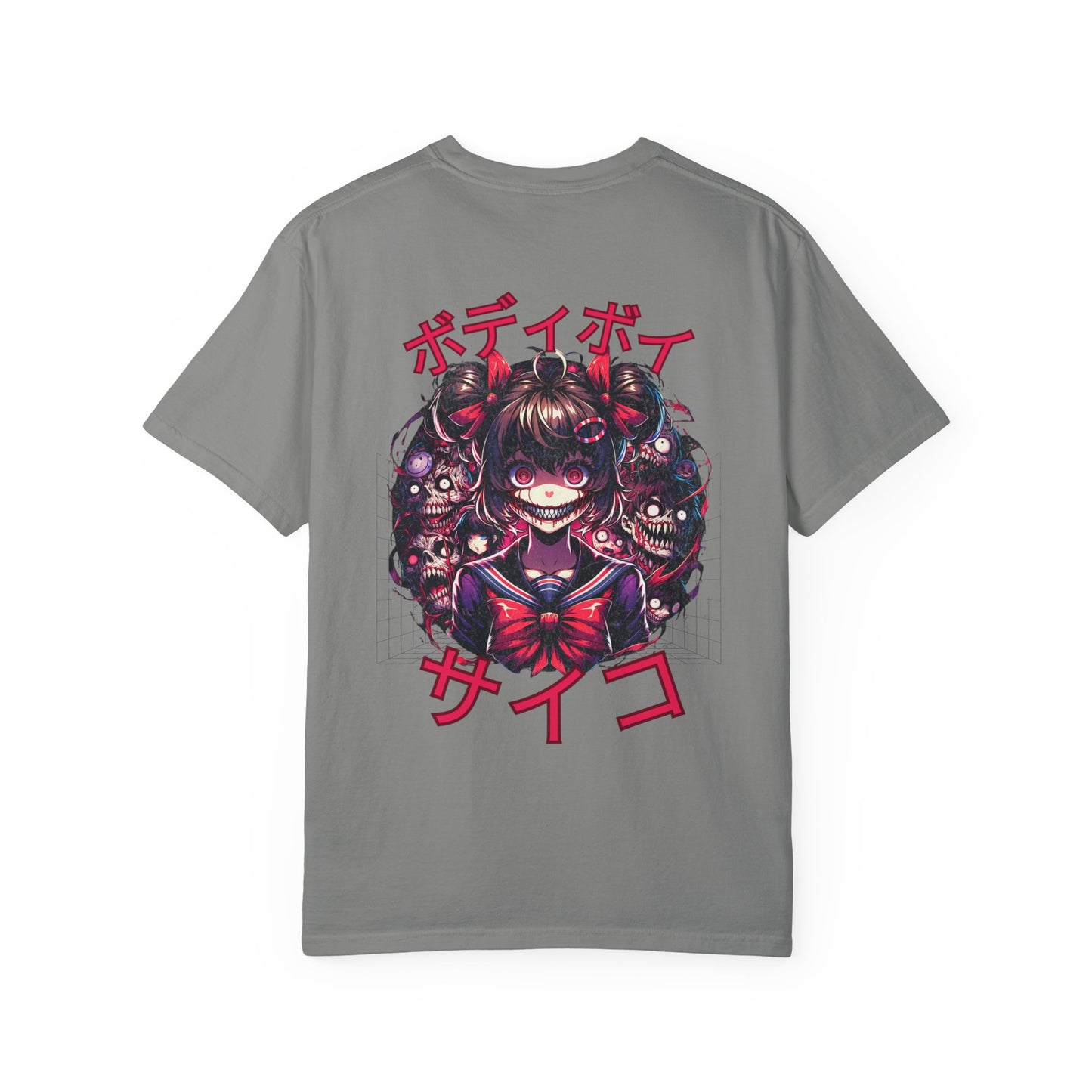 Unisex Garment-Dyed Graphic T-Shirt with Unique Anime Design, Casual Wear, Anime Enthusiast Gift, Fun Streetwear, Graphic Tee, Birthday Gift