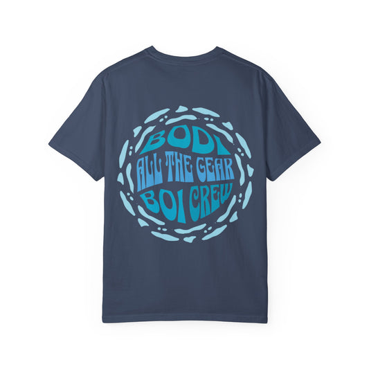 Bodi Gear Crew T-Shirt | Unisex Casual Graphic Tee for Outdoor Adventures, Gift for Him, Retro Style, Summer Vibe, Relaxed Fit