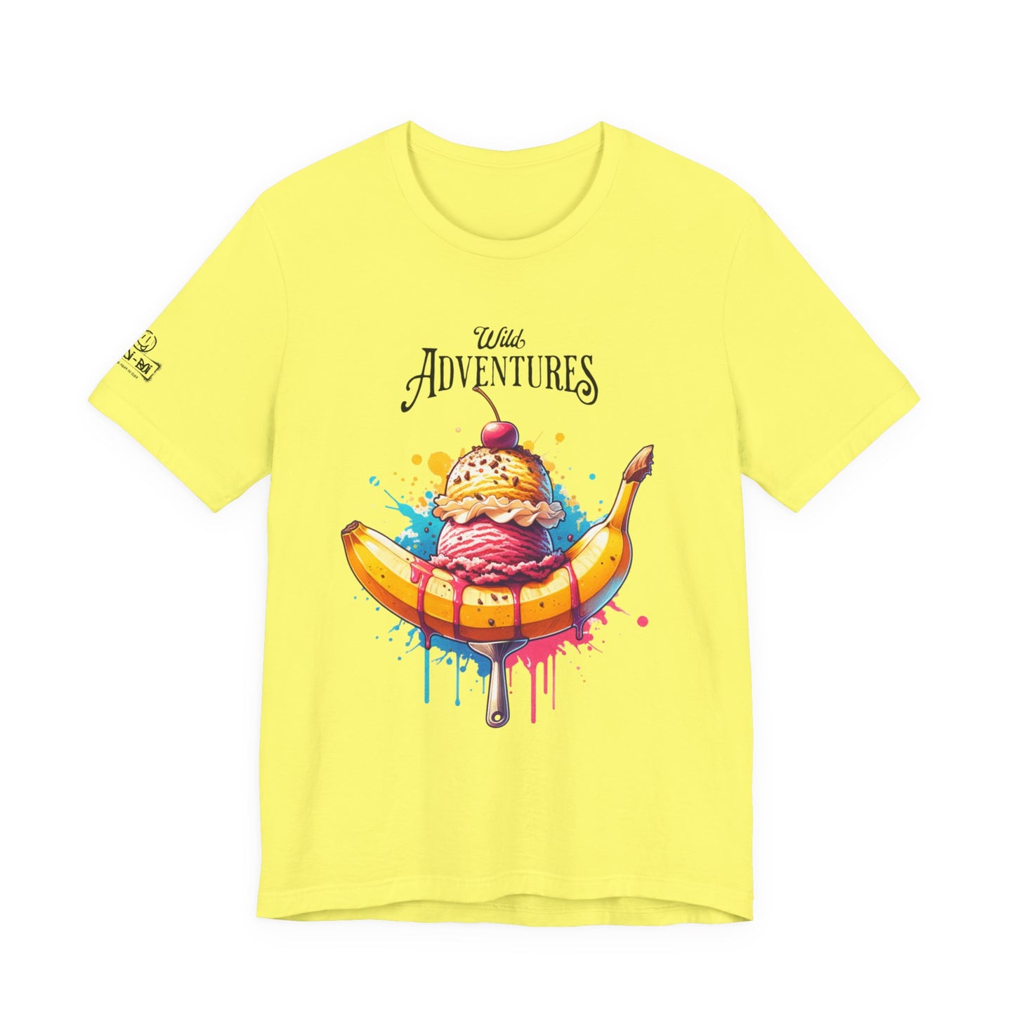 Fun Adventure Banana Split Tee, Ice Cream Lovers T-Shirt, Summer Vibes Shirt, Foodie Gift, Casual Unisex Tee