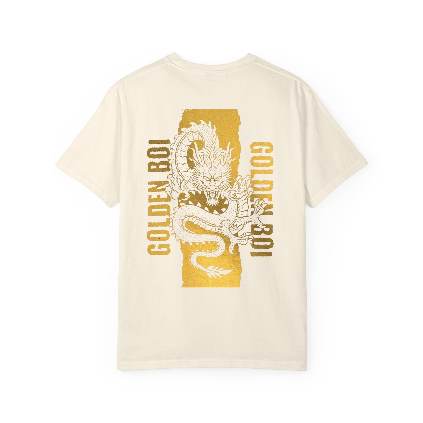 Golden Boi Dragon T-Shirt, Unisex Graphic Tee, Streetwear Fashion, Casual Wear, Gift for Him or Her, Unique Summer Top