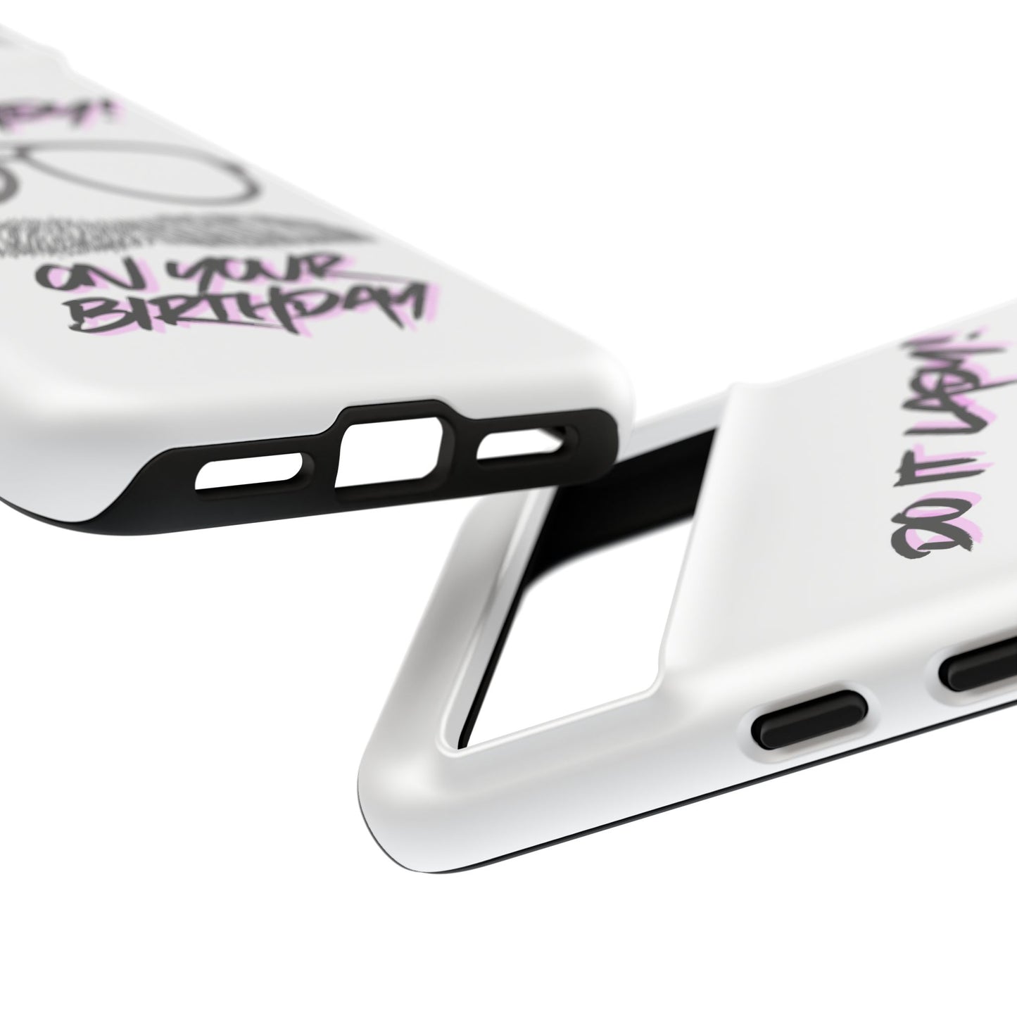 Birthday Phone Case with Funny Quote, Tough Cases for Gift, Unique Birthday Present, Humorous Accessory