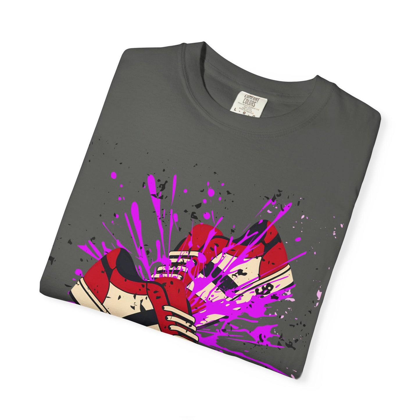 Sneaker Splash Unisex T-Shirt | Vibrant Graphic Tee | Streetwear Style | Perfect for Gift Giving | Hip-Hop Fashion | Casual Wear