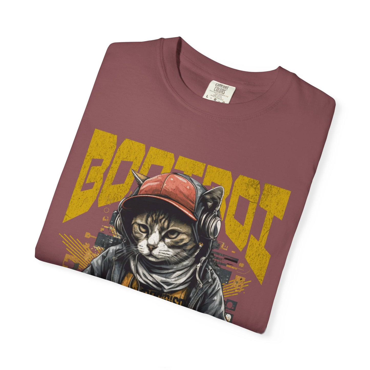 Bodi boi Unisex Vintage Style T-Shirt, Trendy Apparel for Cat Lovers, Casual Wear, Unique Gift Idea