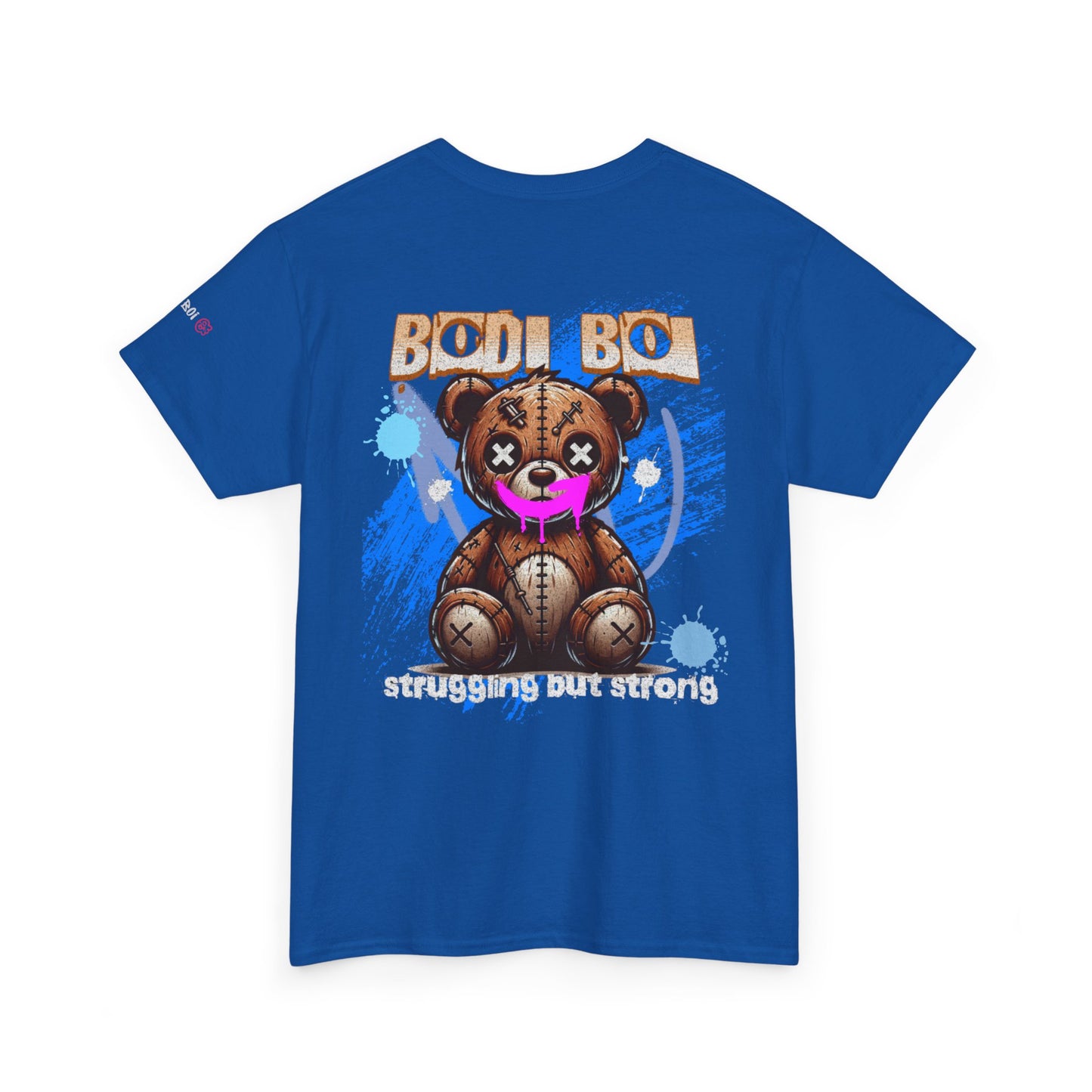 Unisex Heavy Cotton Tee with Playful Bear Design, Cute Graphic Tee for Everyday Wear, Fun Gift for Birthdays, Casual Fashion [...]