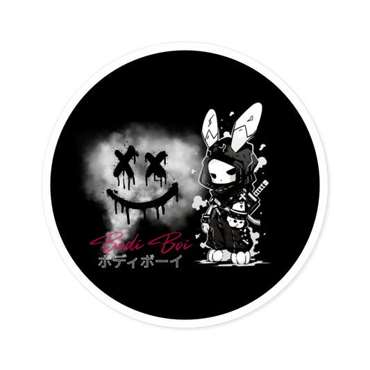 Round Stickers - Badi Boi Design for Decor, Gifts, Laptop, Journals, Scrapbooking, Indoor/Outdoor Use