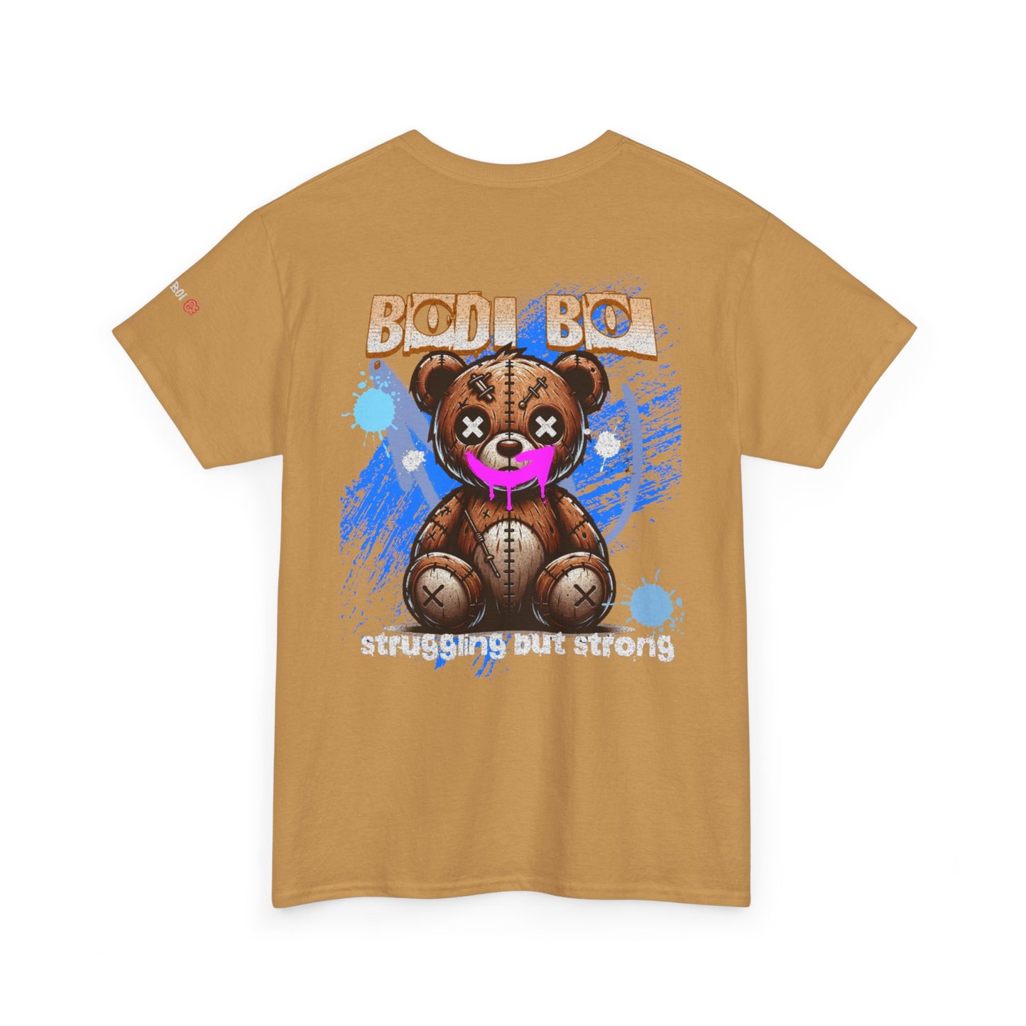 Unisex Heavy Cotton Tee with Playful Bear Design, Cute Graphic Tee for Everyday Wear, Fun Gift for Birthdays, Casual Fashion [...]